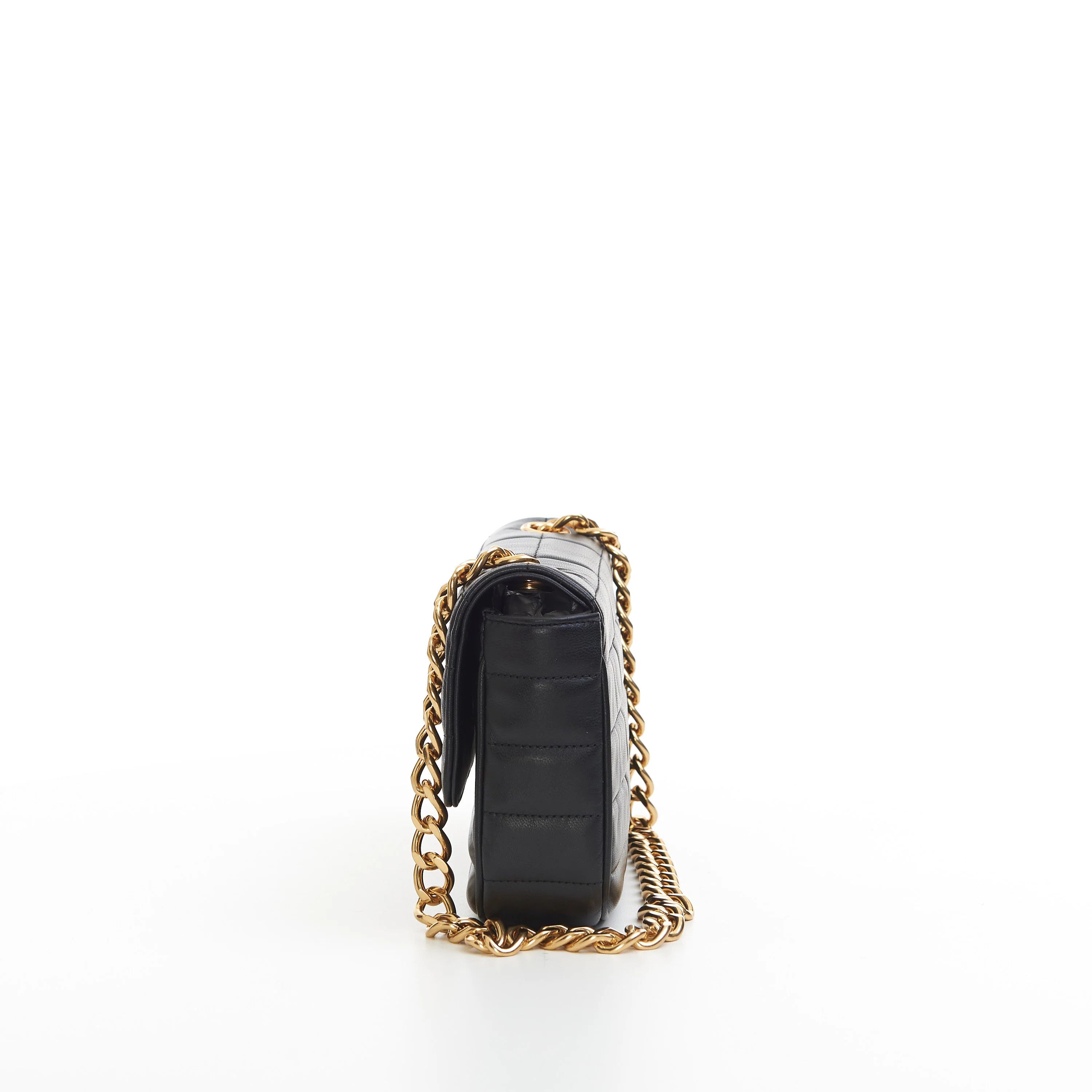 Celine o1bcso1str0725 Size :OS/ 111273 Chain Shoulder Bag in Black Size ONE SIZE - 3 Thumbnail