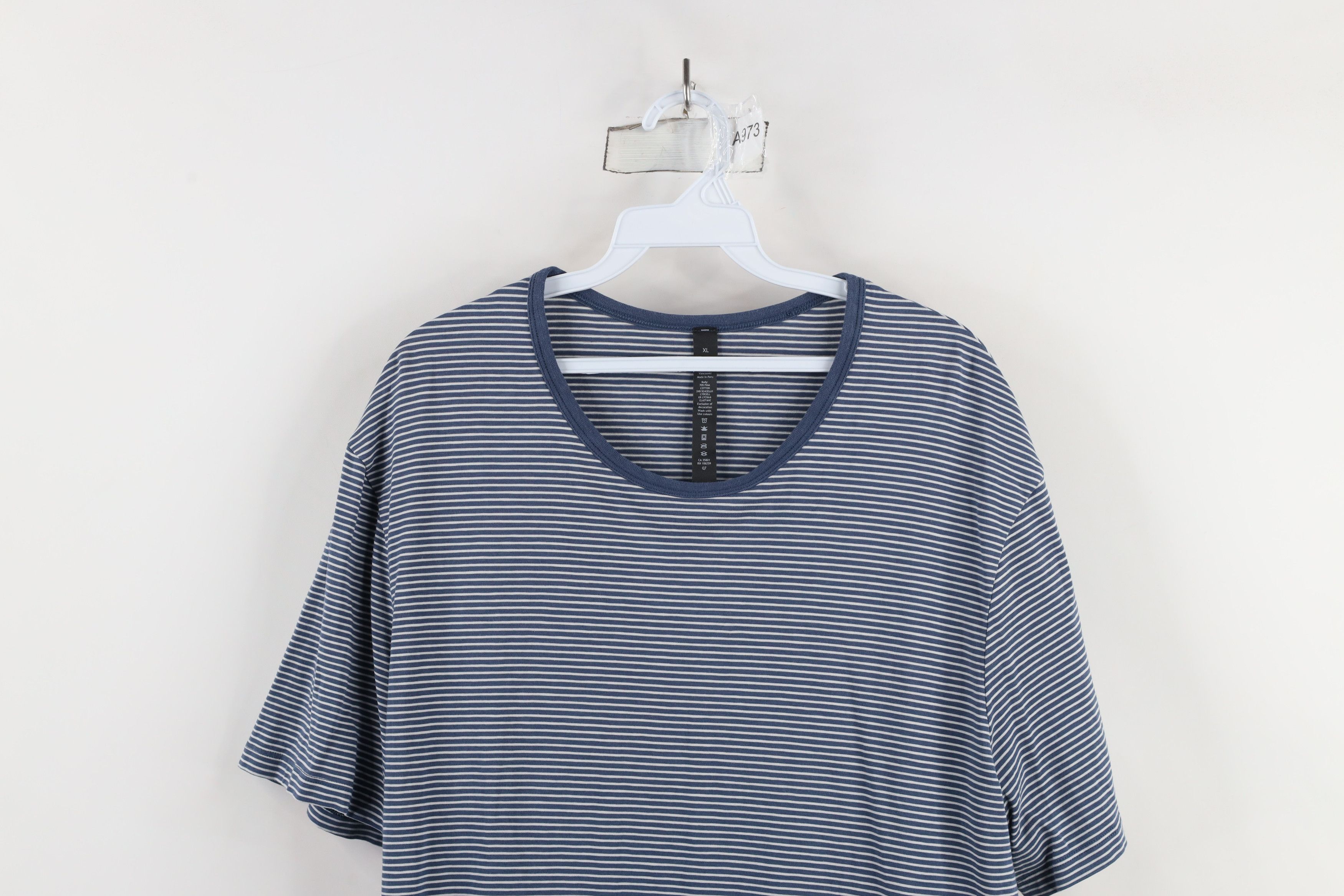 Lululemon × Vintage Lululemon 5 Year Basic Short Sleeve T-Shirt Blue White Size US XL / EU 56 / 4 - 2 Thumbnail