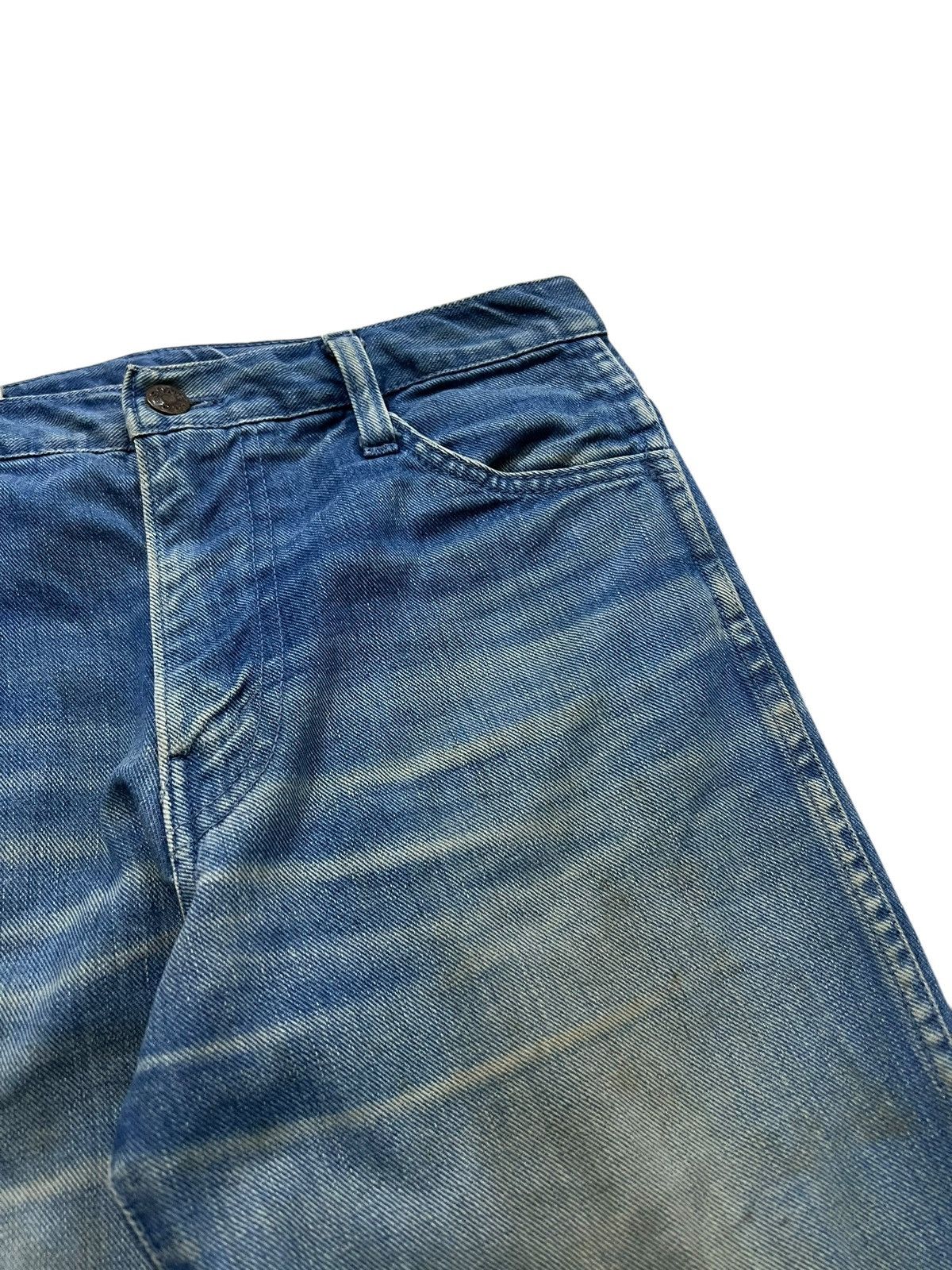If Six Was Nine Vintage 80’s Bobson Western Flare Mud Wash Denim Size US 28 / EU 44 - 8 Thumbnail