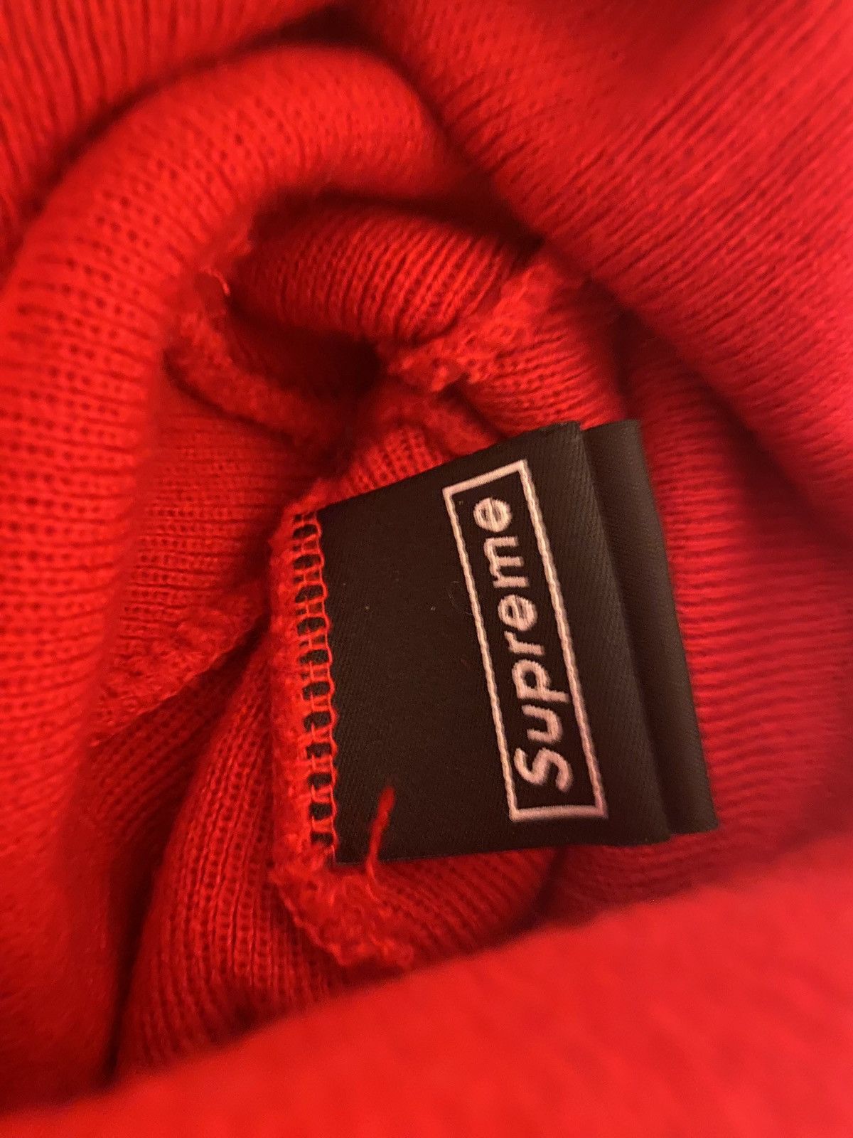 Supreme Supreme Purple Box Logo Red Beanie Size ONE SIZE - 4 Thumbnail
