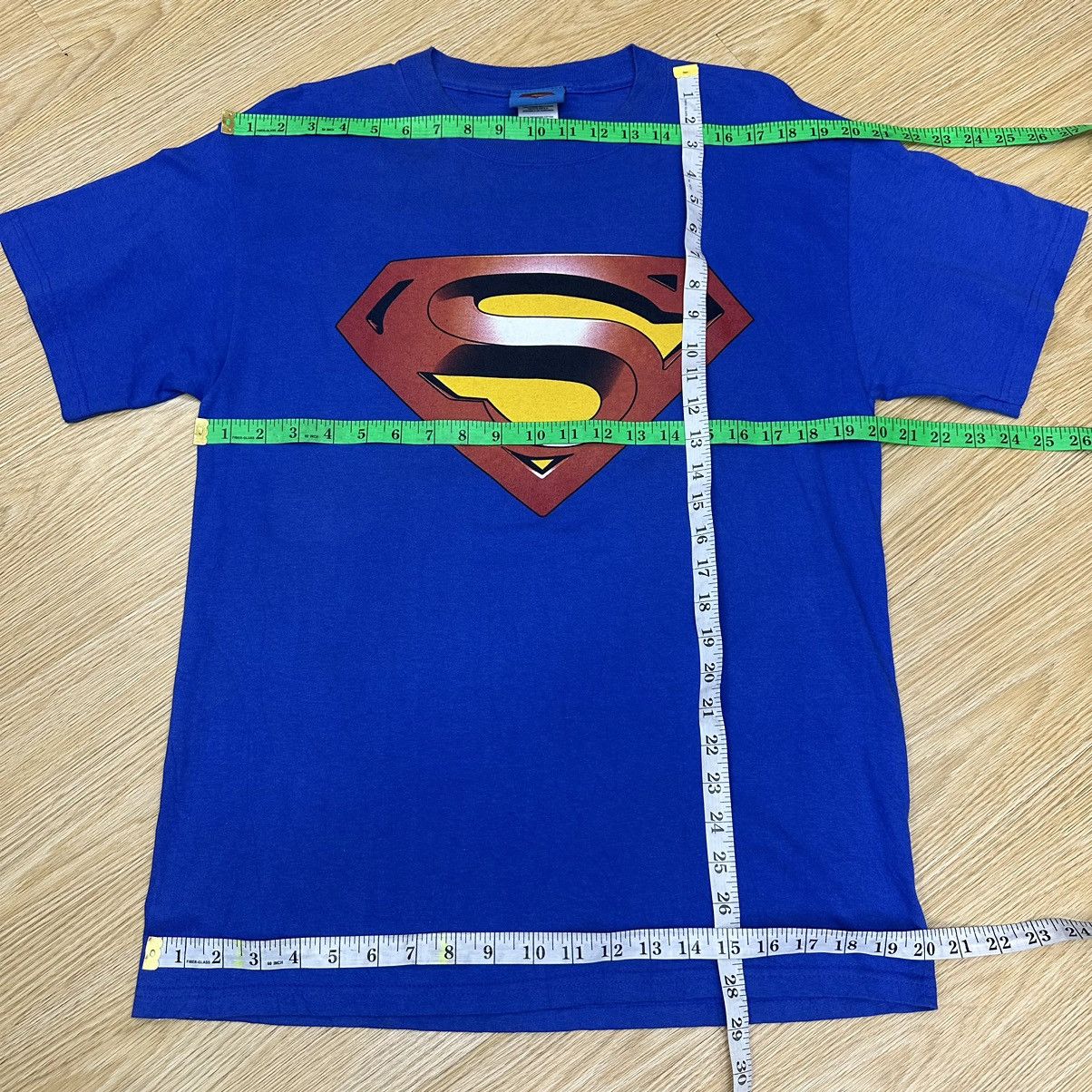DC Comics Vintage Delta Dc Superman Big Logo Tshirt A809 Size US M / EU 48-50 / 2 - 4 Thumbnail