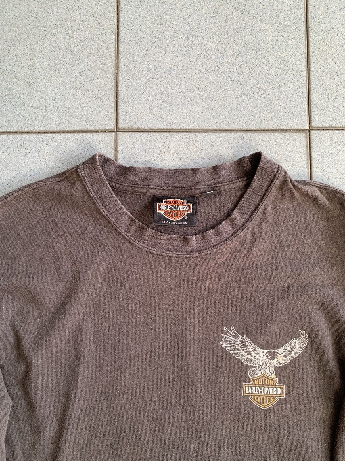 Harley Davidson Vintage Harley Davidson Green Flame Long sleeve Size US L / EU 52-54 / 3 - 5 Thumbnail