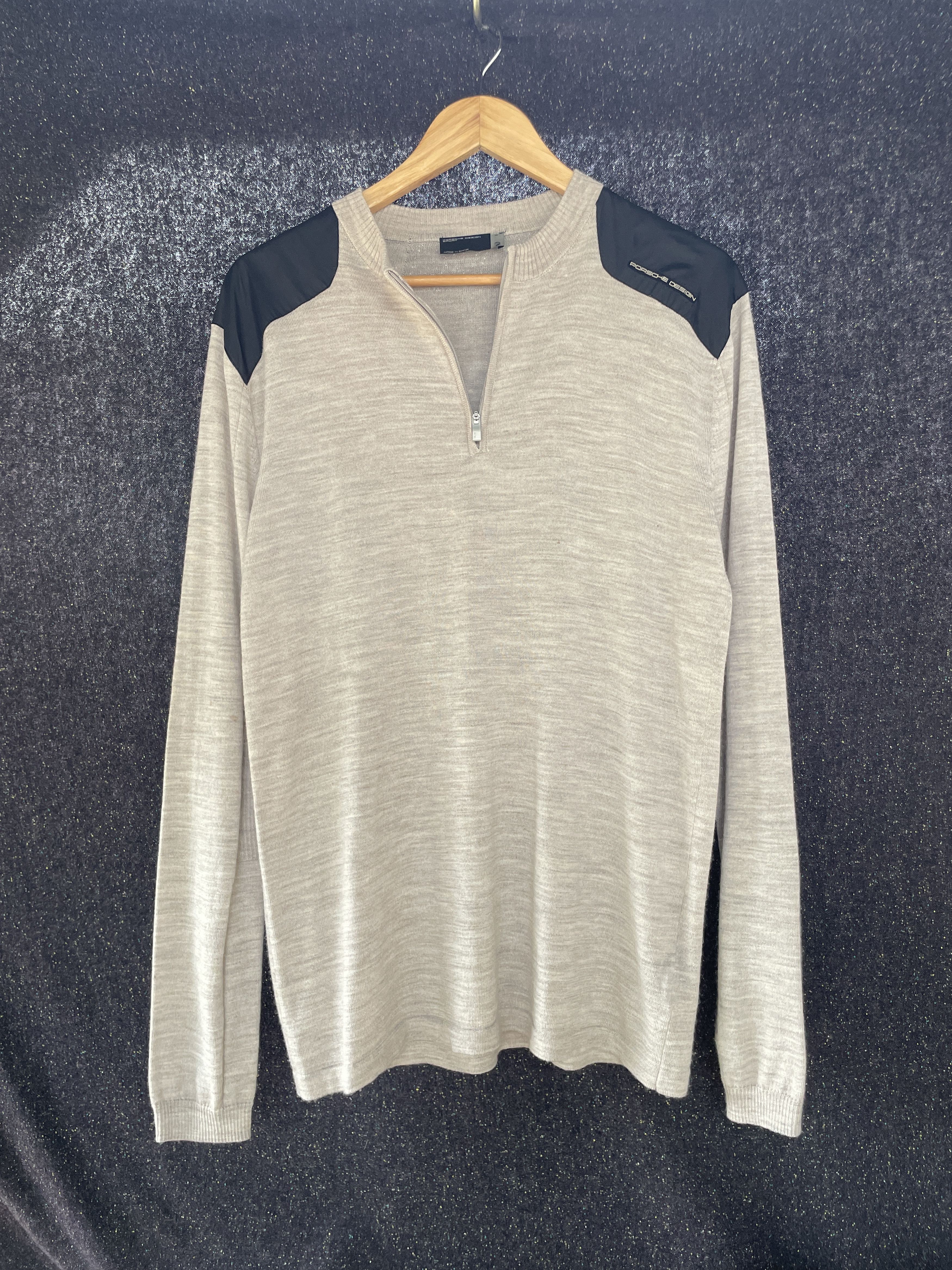 Adidas × Porsche Design Adidas x Porsche Design 1/4 Zip Wool Melange Sweater Size M Size US M / EU 48-50 / 2 - 1 Thumbnail