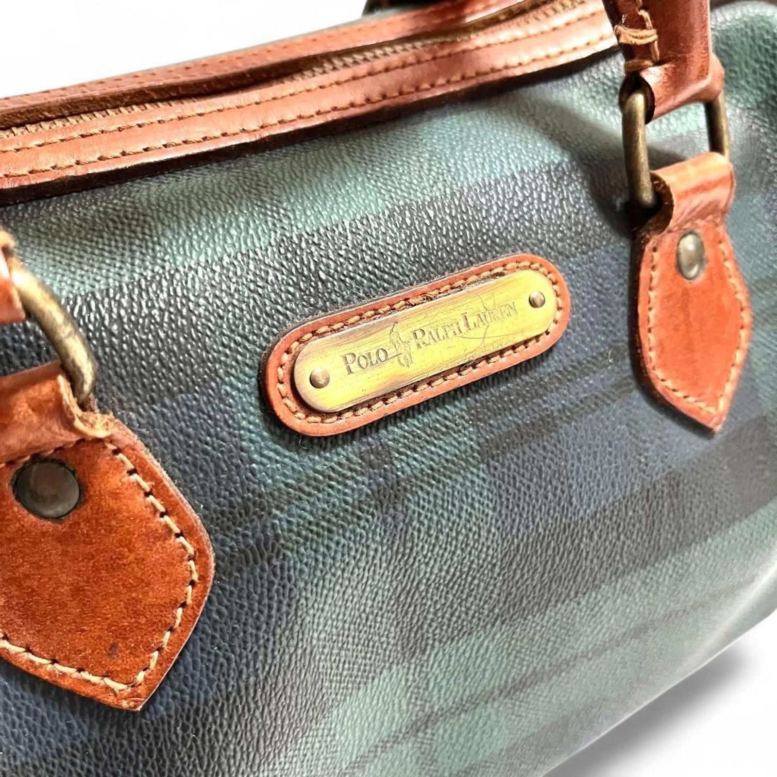 Polo Ralph Lauren Polo Ralph Lauren - Classic Tartan Leather Handle Handbag Size ONE SIZE - 6 Thumbnail
