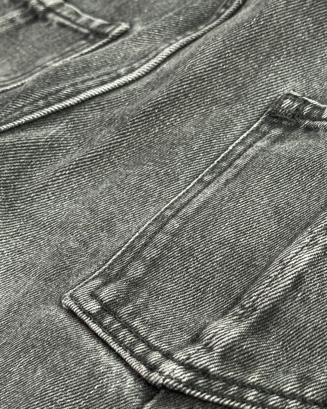 Miu Miu × Prada 1990s Deconstructed Dark Wash Denim Pants Size US 31 - 9 Thumbnail