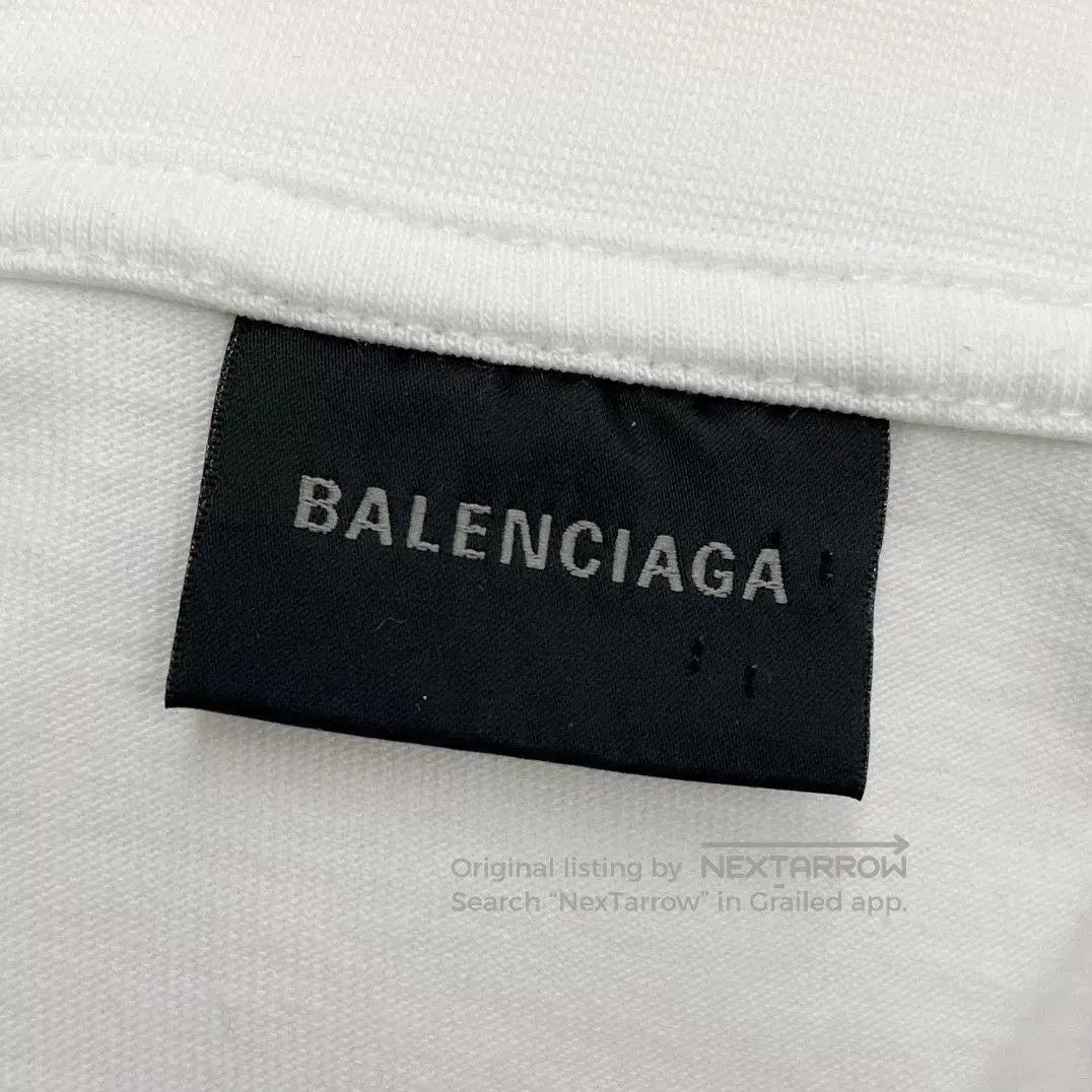 Balenciaga Balenciaga White Double B Short Sleeve. Size US L / EU 52-54 / 3 - 4 Thumbnail