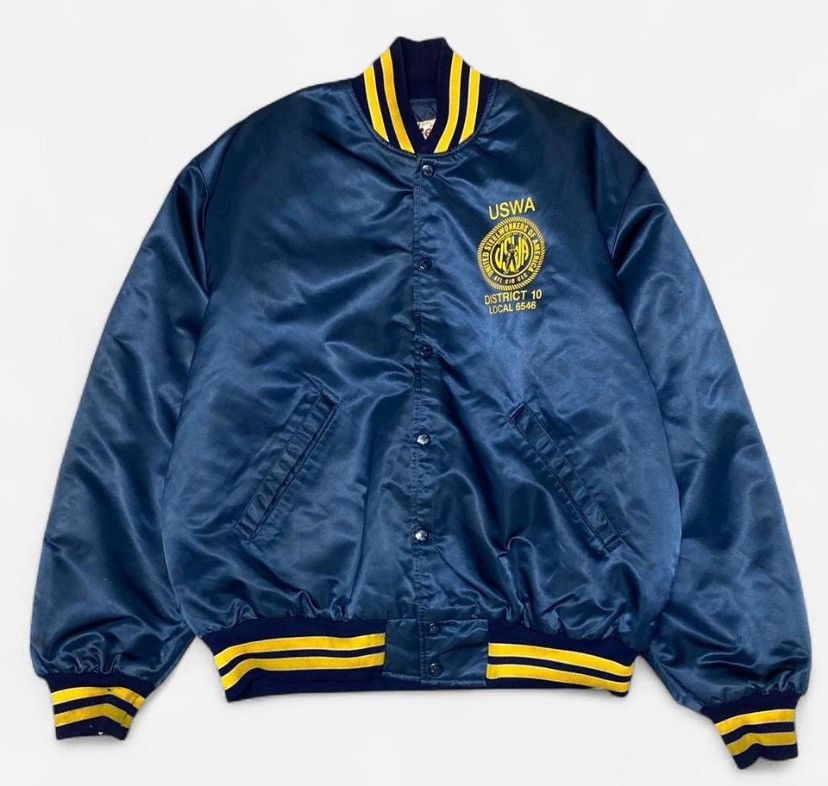 Other Vintage united steel workers of America navy jacket Size US M / EU 48-50 / 2 - 1 Thumbnail