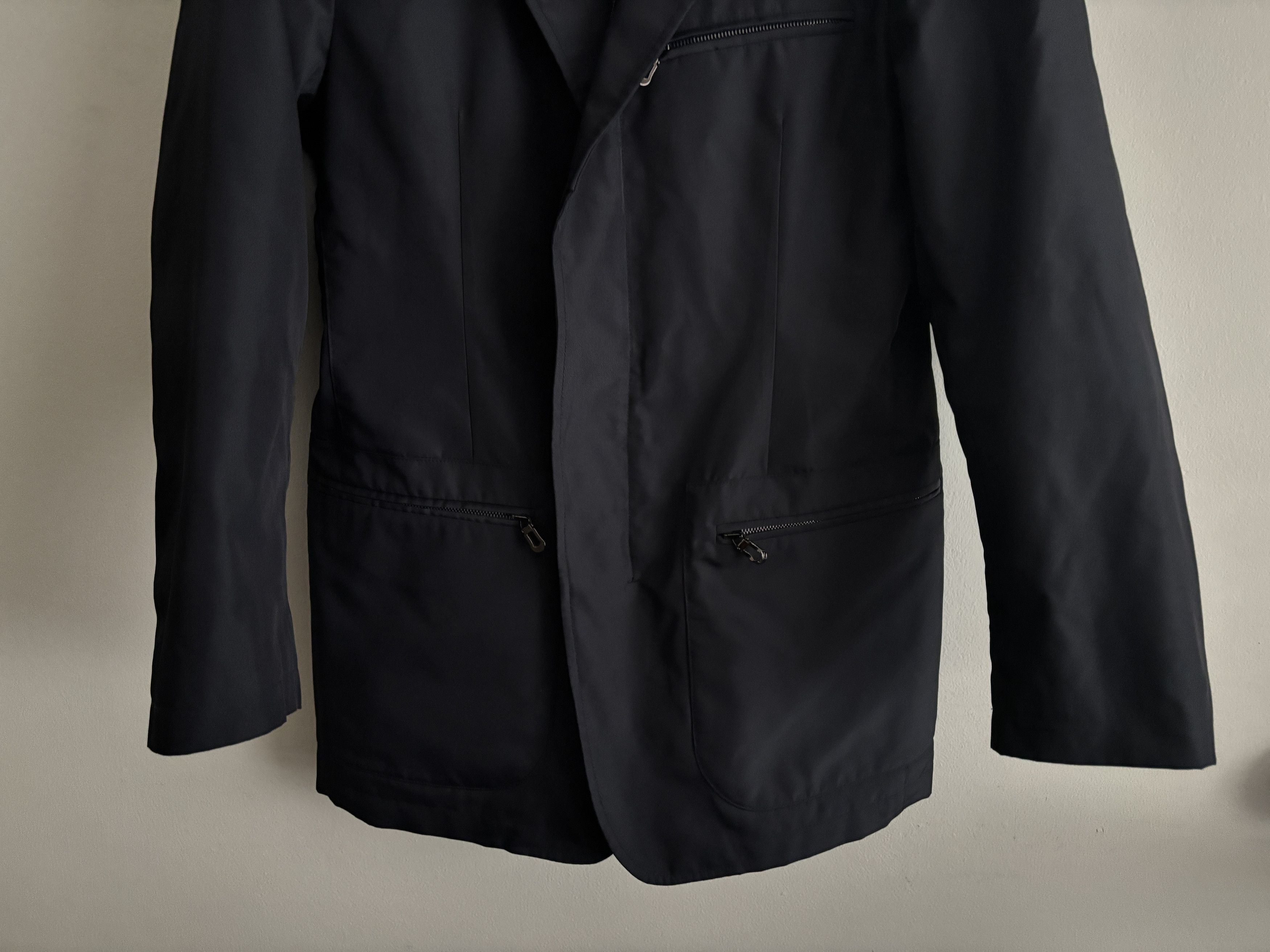Canali $1600 Rain & Wind Tech Hybrid Zip Jacket/ Sport Coat Size US S / EU 44-46 / 1 - 3 Thumbnail