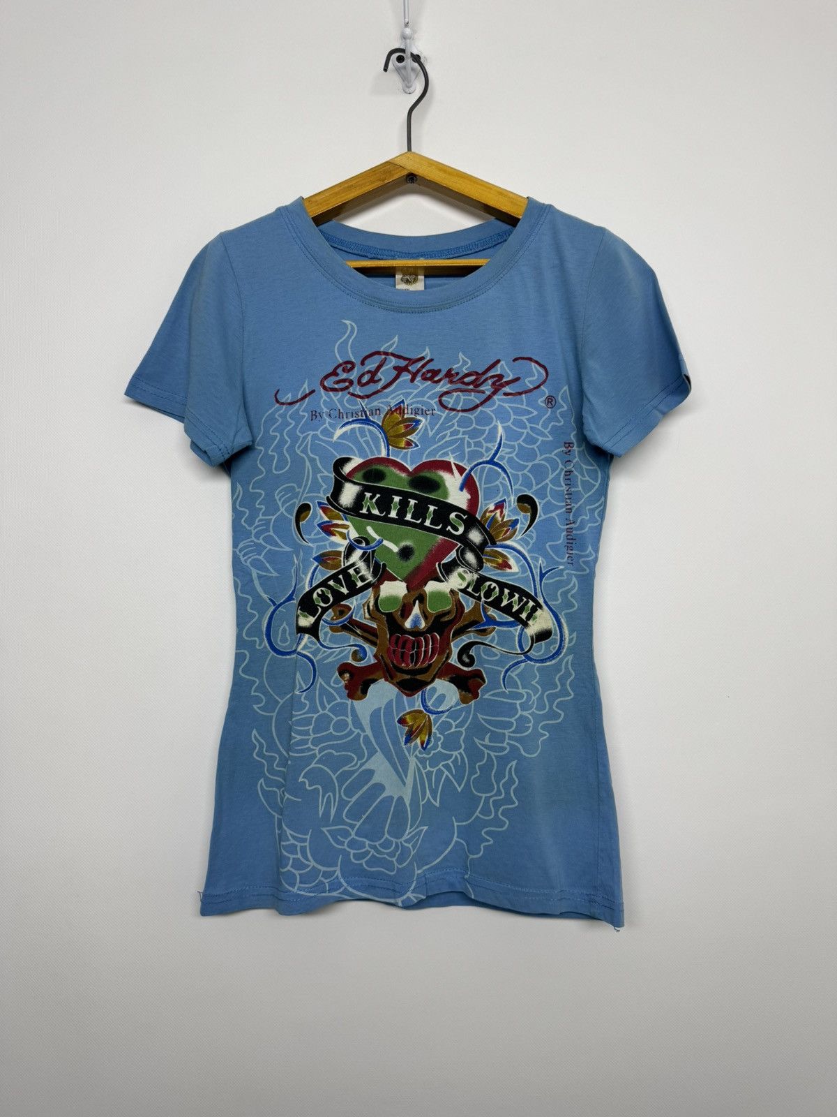 Ed Hardy Vintage ed hardy by christian audigier y2k t shirt Size S / US 4 / IT 40 - 2 Thumbnail