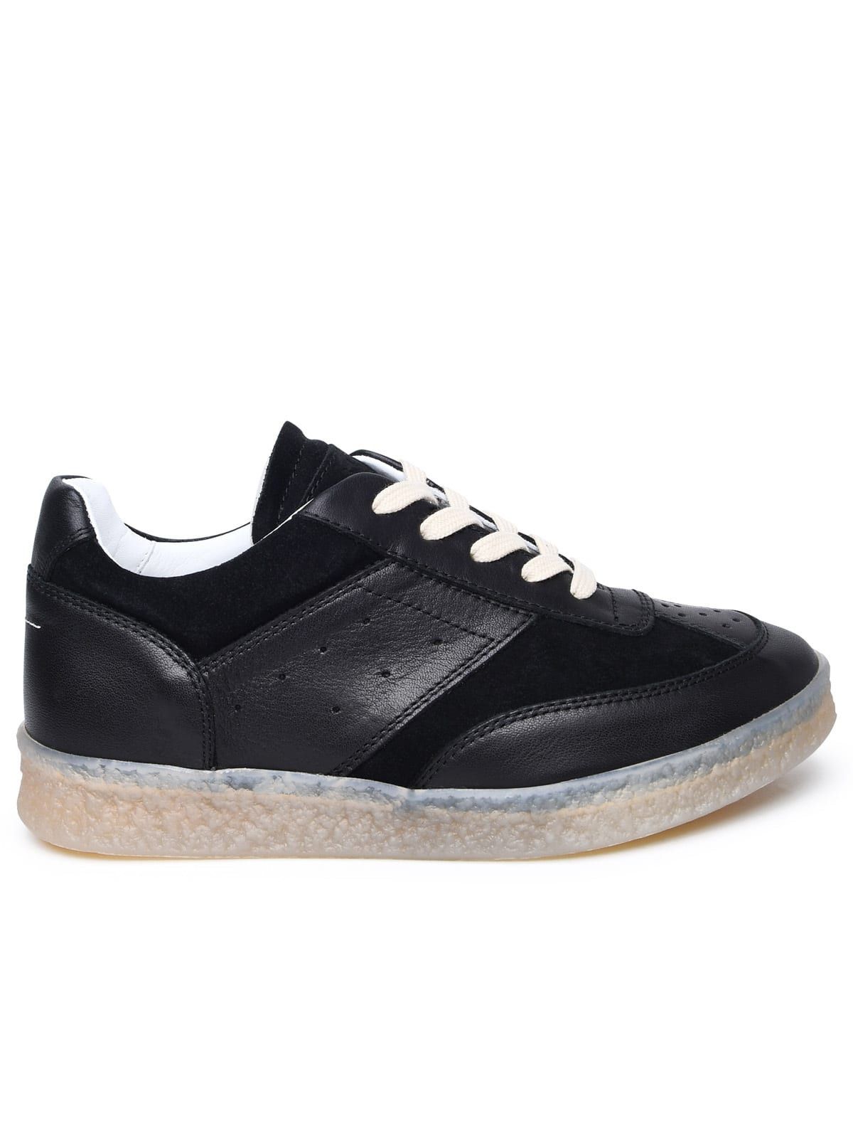Maison Margiela o1w1db11025 Low-Top Sneakers in Black Size US 7 / IT 37 - 1 Thumbnail