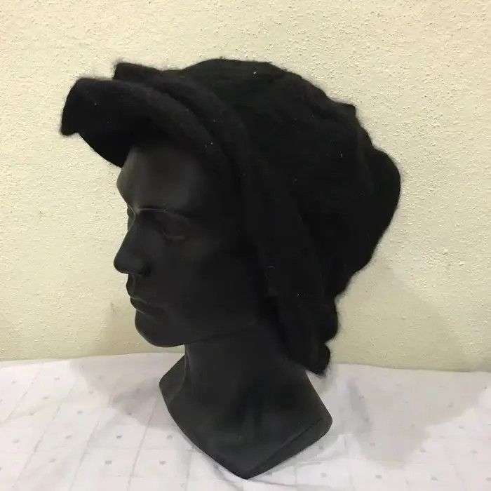 Mila Schon × Vintage Mila Schon Plain Beanie Hat Size ONE SIZE - 2 Thumbnail