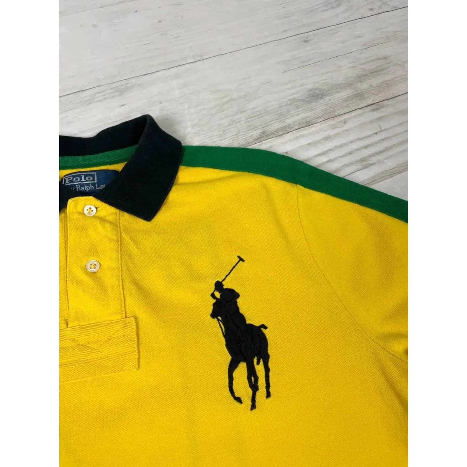 Polo Ralph Lauren VINTAGE Polo Ralph Lauren Brazil Rugby Polo Shirt Men Size M Yellow Polo Ralph Lauren Shirt XS? Size US M / EU 48-50 / 2 - 6 Thumbnail