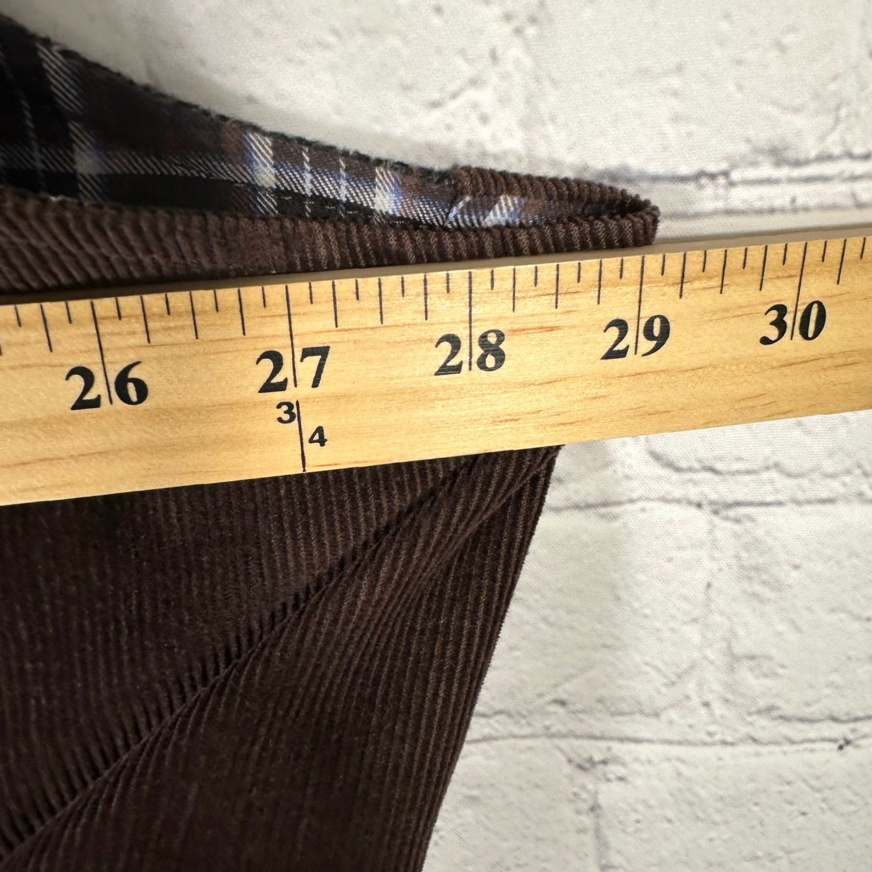 Vintage Kroon Vest Herringbone Tweed Back Corduroy Grey Brown 3XL Size US XL / EU 56 / 4 - 6 Thumbnail
