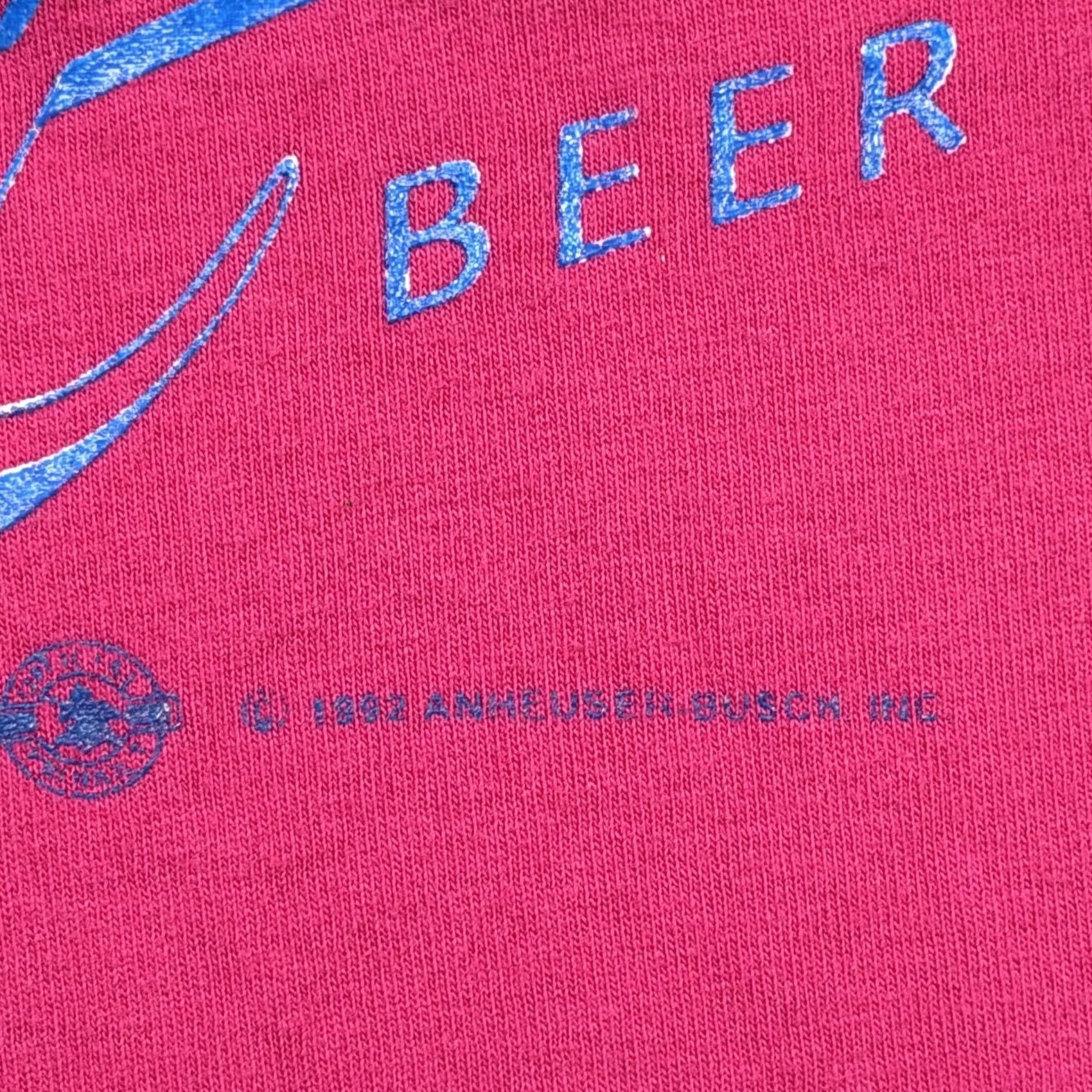 Russell Athletic Vintage Michelob Light Shirt Mens L Pink Russell Graphic Tee 90s Beer USA Size US L / EU 52-54 / 3 - 3 Thumbnail