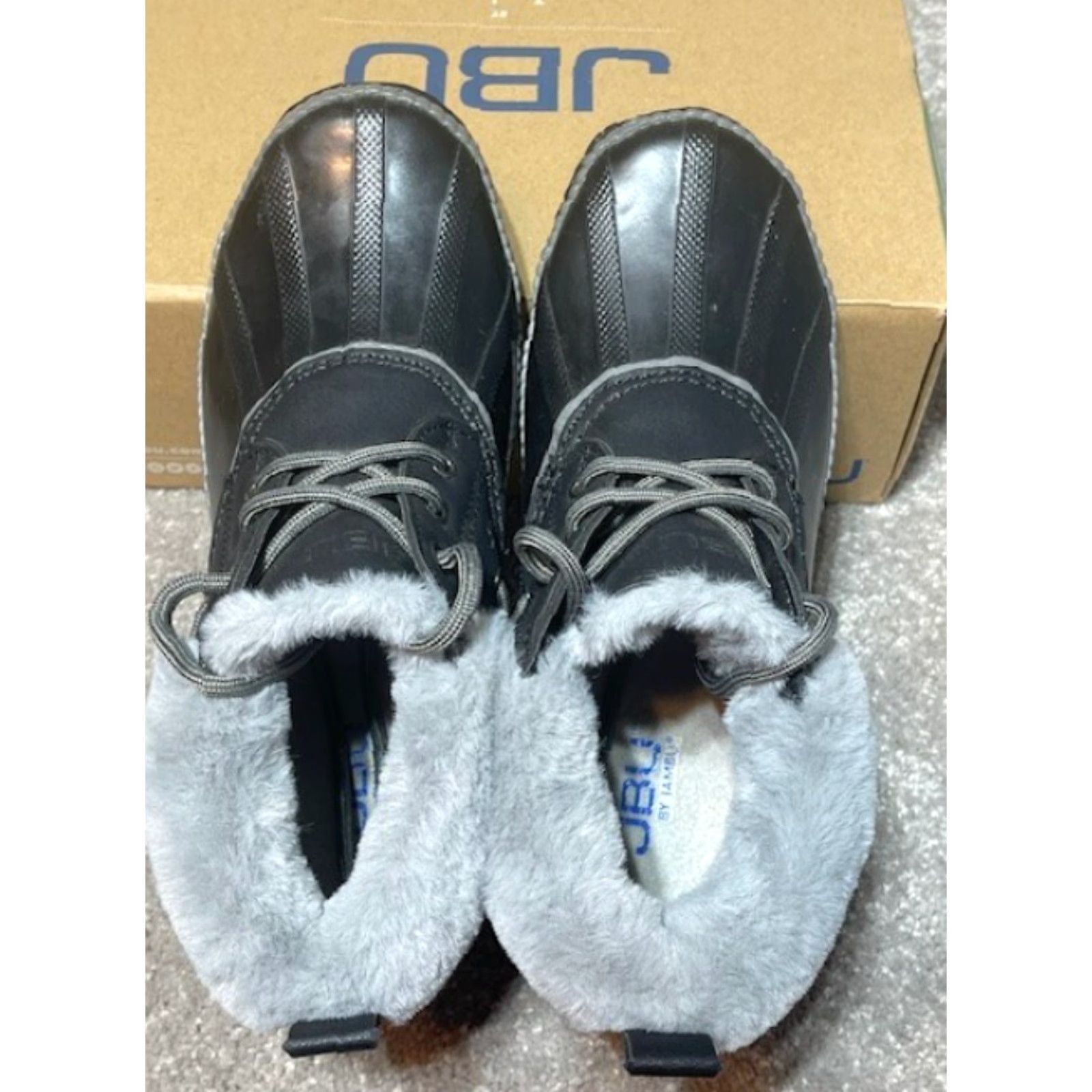 Vintage JBU by Jambu Snow Boots Womens 7M Maria Waterproof Faux Fur Black Mid-Calf Waterproof Snow Boot Womens 7M Black Size US 7 / IT 37 - 5 Thumbnail