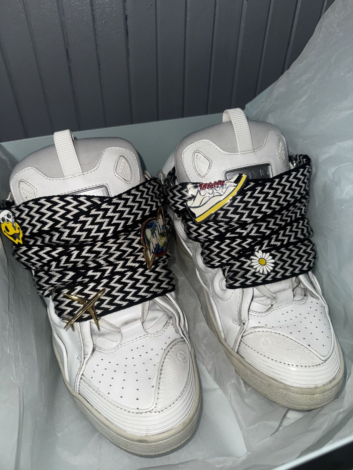 Lanvin Lanvin Future Curb Sneakers Pins Size US 11.5 / EU 44-45 - 1 Thumbnail