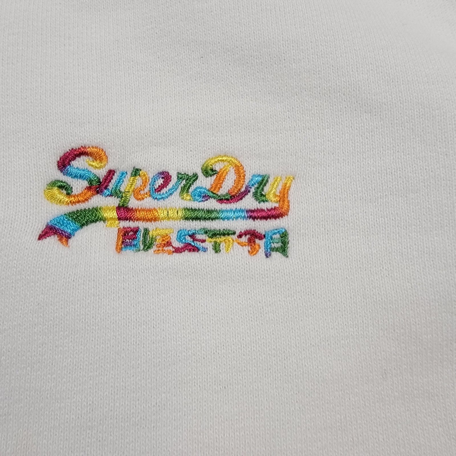 Superdry SuperDry Orange Label Hoodie White Sz S (545) Size US S / EU 44-46 / 1 - 3 Thumbnail