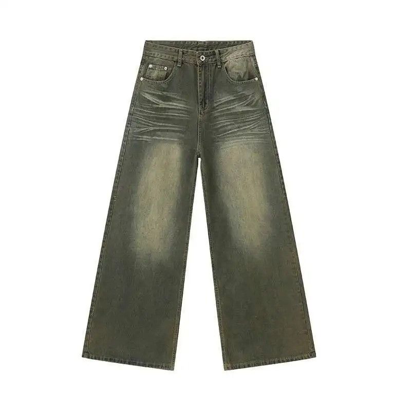 Jean Streetwear Fashion Loose Straight Denim Size US 32 / EU 48 - 6 Thumbnail