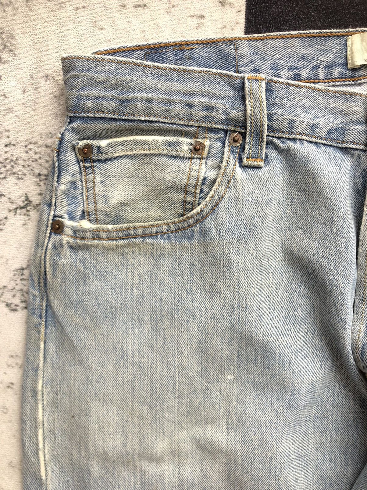 Levi's Vintage Levi's 501 Rusty Light Blue Jeans Size US 34 / EU 50 - 6 Thumbnail