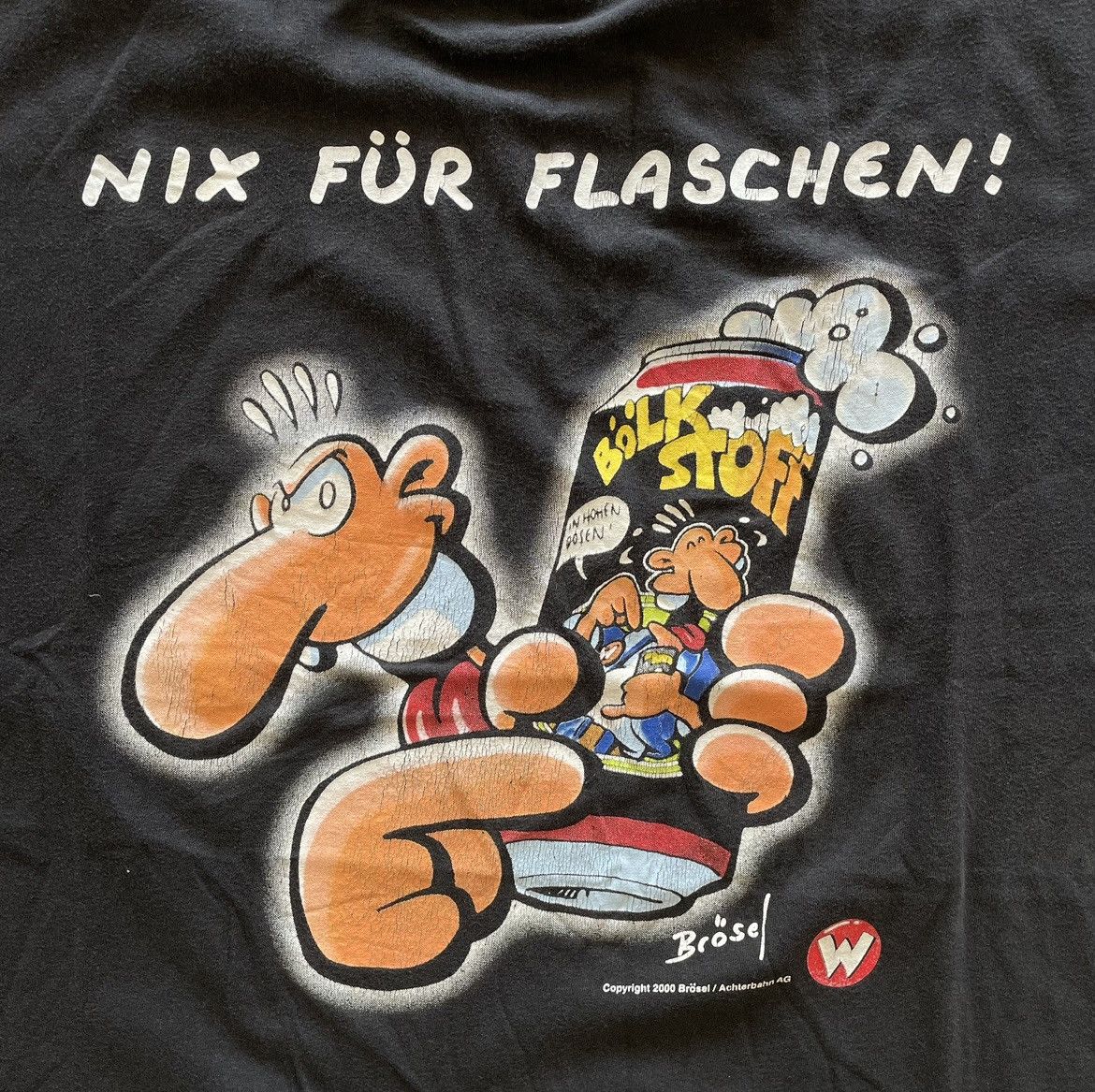 Vintage Vintage 00’s Werner Brosel Beer Humor T-shirt Size US L / EU 52-54 / 3 - 5 Thumbnail