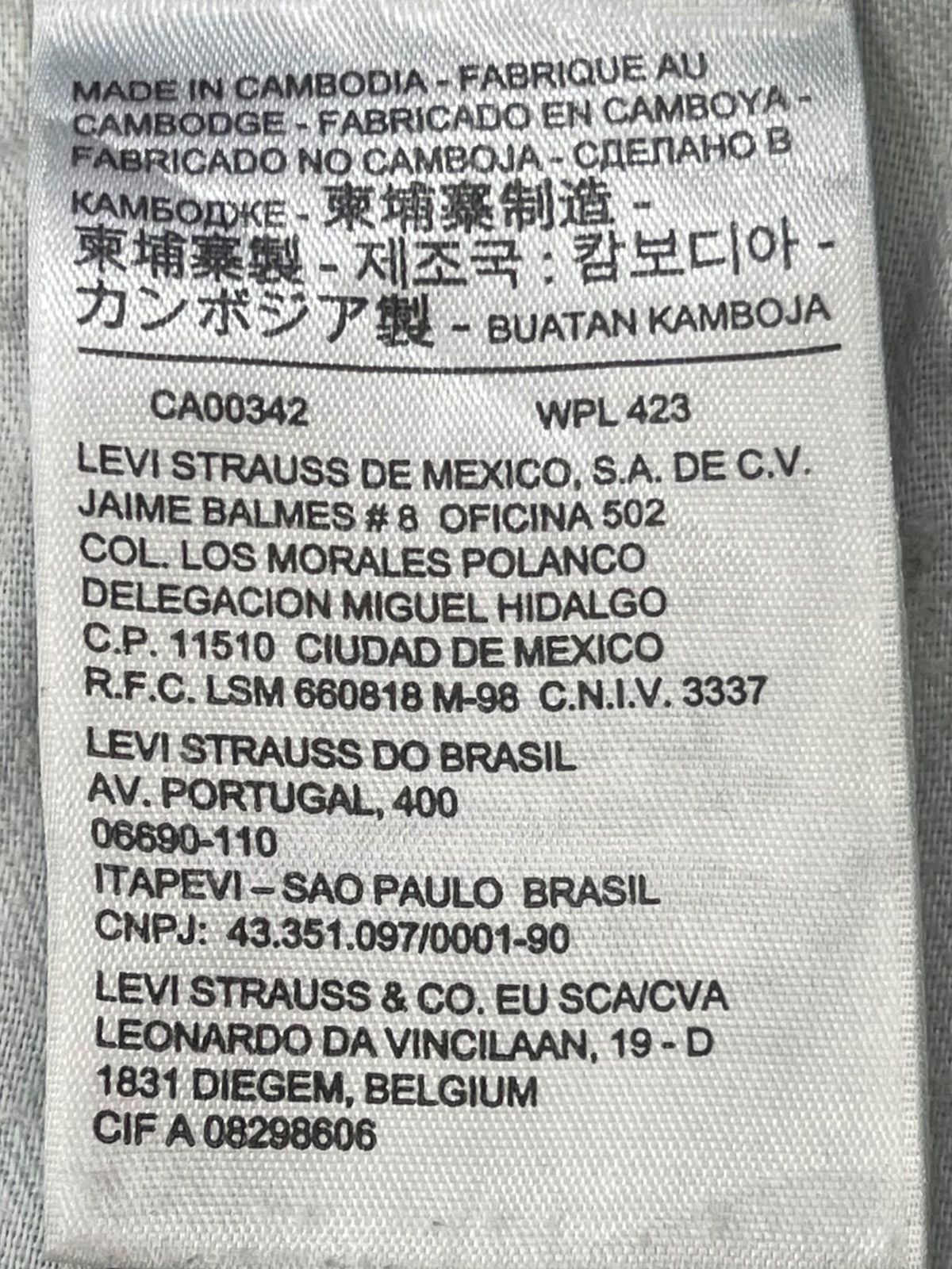 Levi's Levi’s Mud Wash Whiskered Style Straight Leg Jeans Size US 38 / EU 54 - 10 Thumbnail