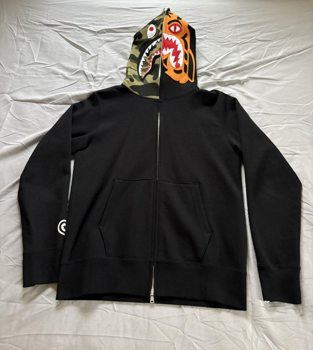 Bape BAPE Crazy Face Full Zip Hoodie Size US S / EU 44-46 / 1 - 1 Thumbnail