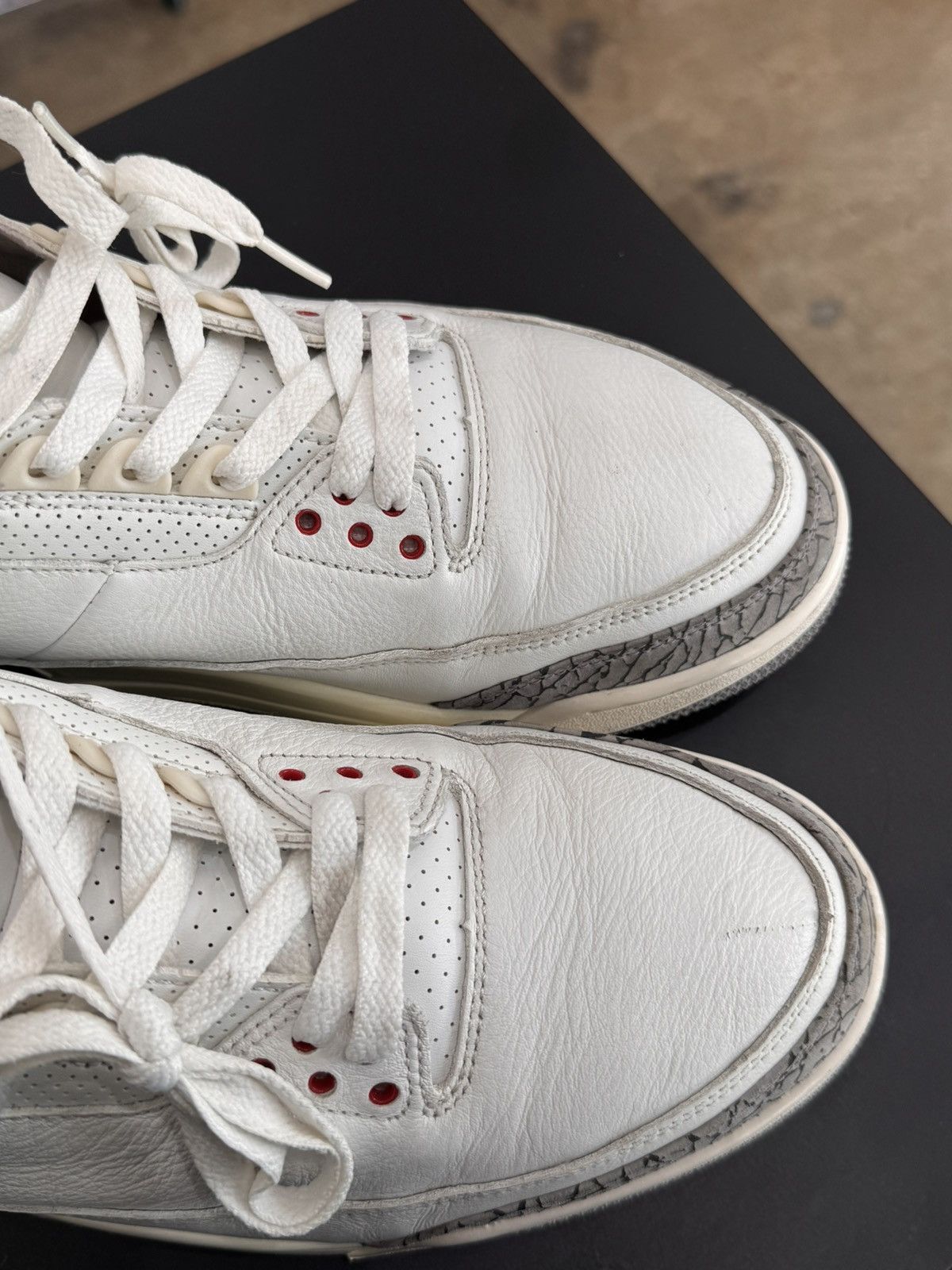 Jordan Brand Air Jordan 3 White Cement Reimagined Size 12.5 (2023) Size US 12.5 / EU 45-46 - 7 Thumbnail