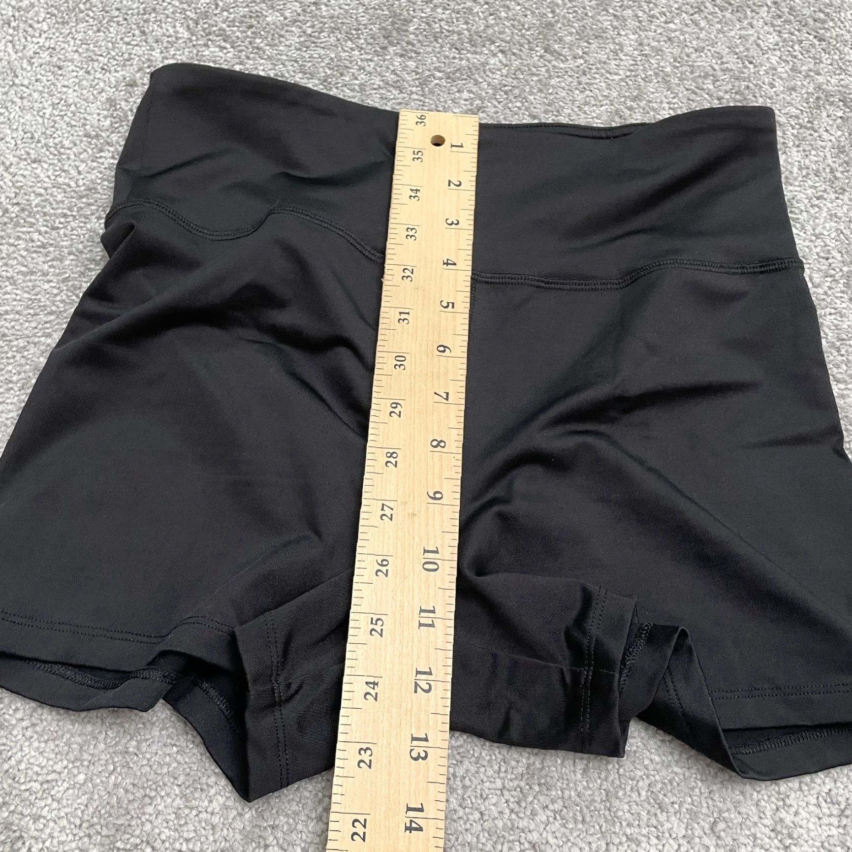 Forever 21 Forever 21 Biker Compression Shorts Womens L Black Active Stretch Athletic Size 36" / US 14 / IT 50 - 7 Thumbnail
