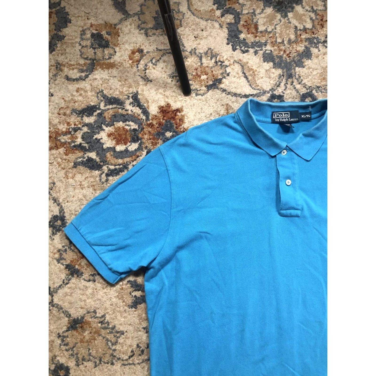 Polo Ralph Lauren Polo Ralph Lauren Polo Shirt Mens XL Blue Pony Logo 100% Cotton Short Sleeve Shirt Polo Polo Ralph Lauren XL Mens Blue Polo Shirt Size US XL / EU 56 / 4 - 3 Thumbnail