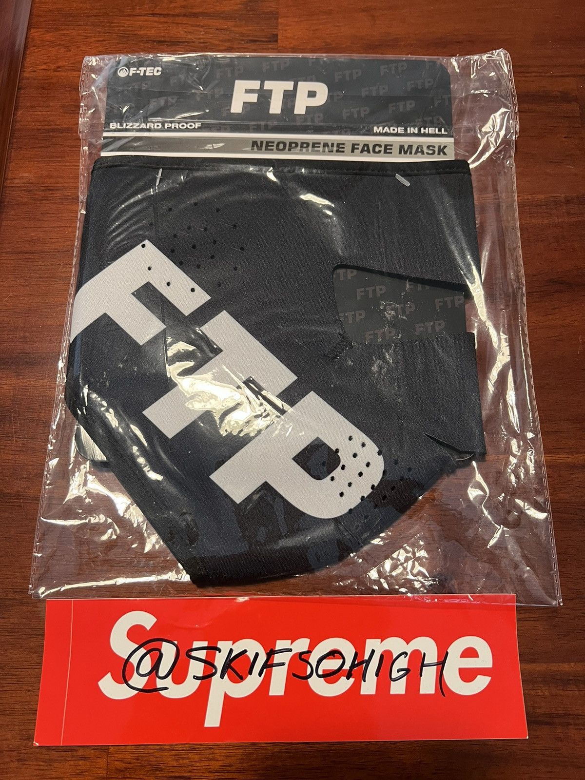 Fuck The Population FTP LOGO NEOPRENE MASK Size ONE SIZE - 1 Thumbnail