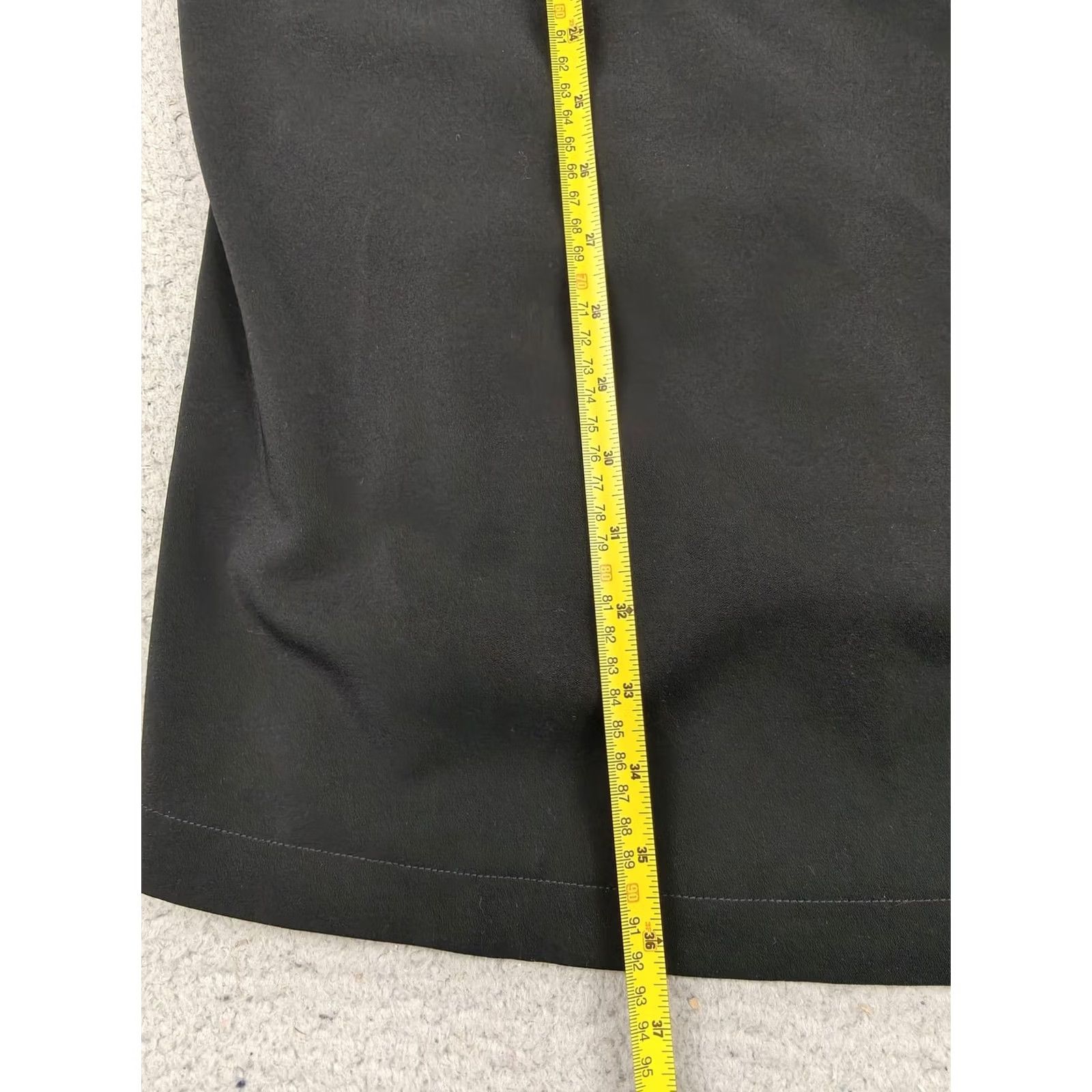 Eileen Fisher Eileen Fisher Coat Womens PL Black Hooded Knit Parka Zip Button Lined Pockets Size L / US 10 / IT 46 - 7 Thumbnail