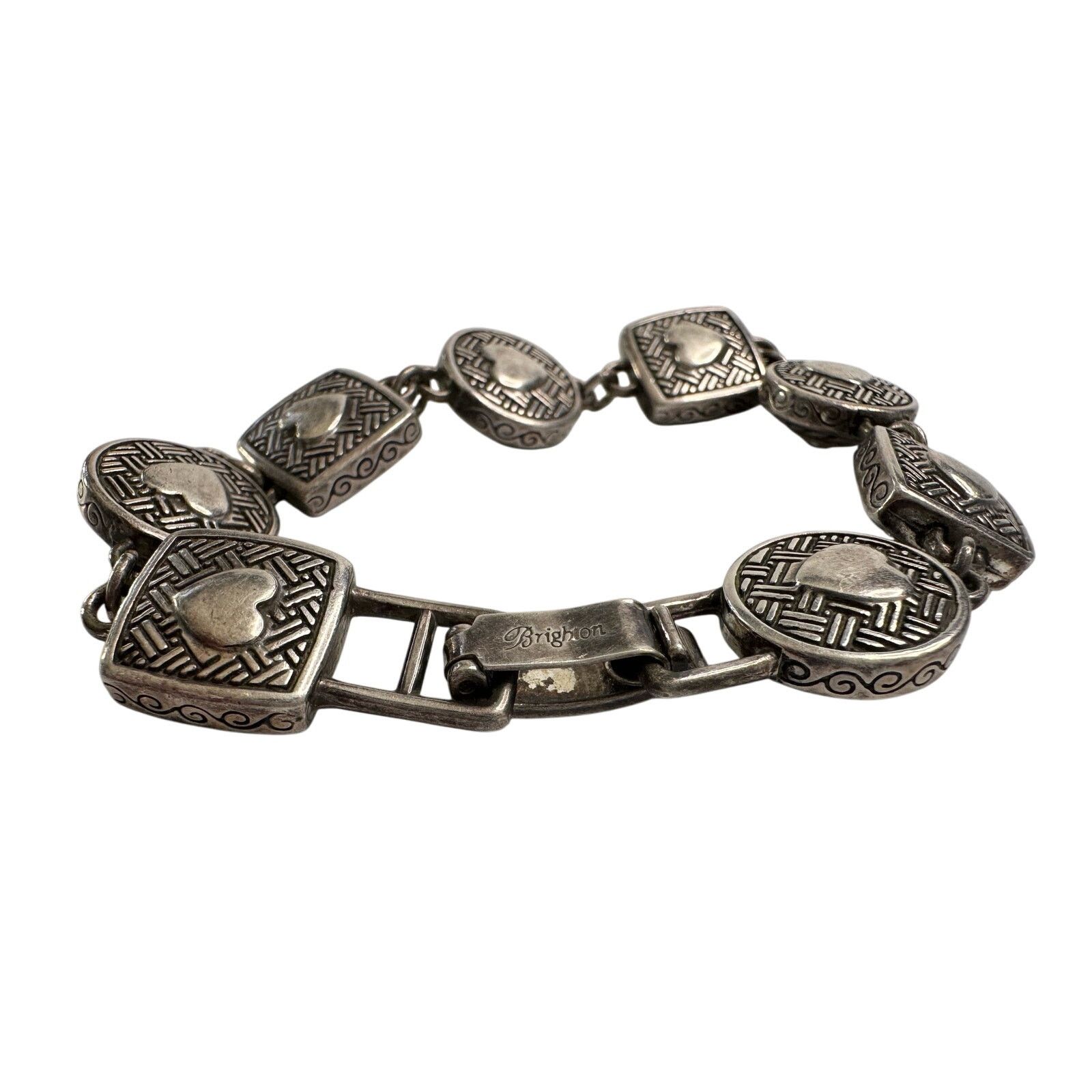 Brighton Brighton Heiress Crystal Link Bracelet, Hearts on Back Side Size ONE SIZE - 7 Thumbnail