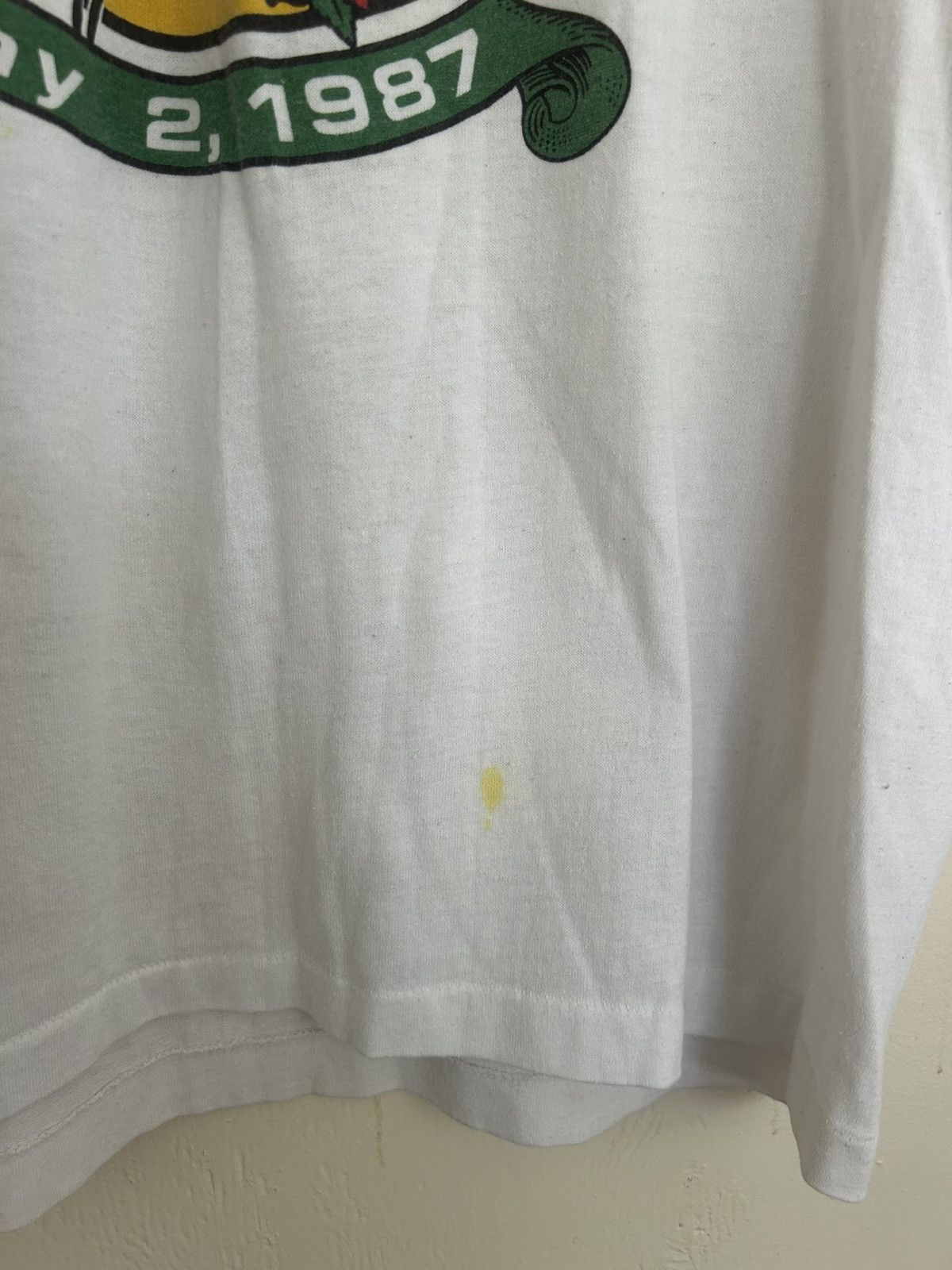 Vintage 1986 Vintage Kentucky Derby 113 Horse Graphic T-shirt Size US L / EU 52-54 / 3 - 7 Thumbnail