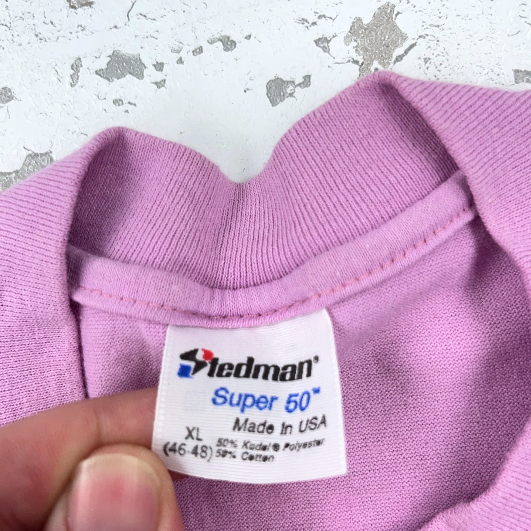 Vintage VINTAGE Stedman Desert Storm Shirt Men XL Pink Tee 90s USA Rolling Thunder Single Stitch Shirt Mens Pink 90s Desert Storm Graphic Print Size XL Size US XL / EU 56 / 4 - 3 Thumbnail
