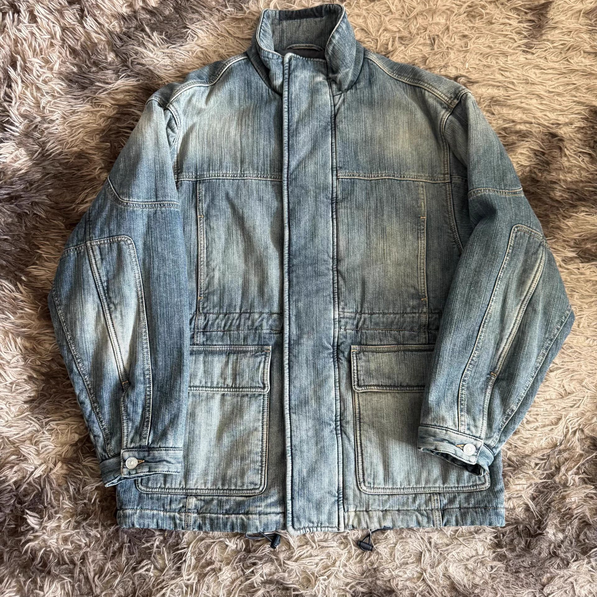 Balenciaga Balenciaga Bamboo Vintage Wash Double-Pocket Denim Parka Size US L / EU 52-54 / 3 - 1 Thumbnail
