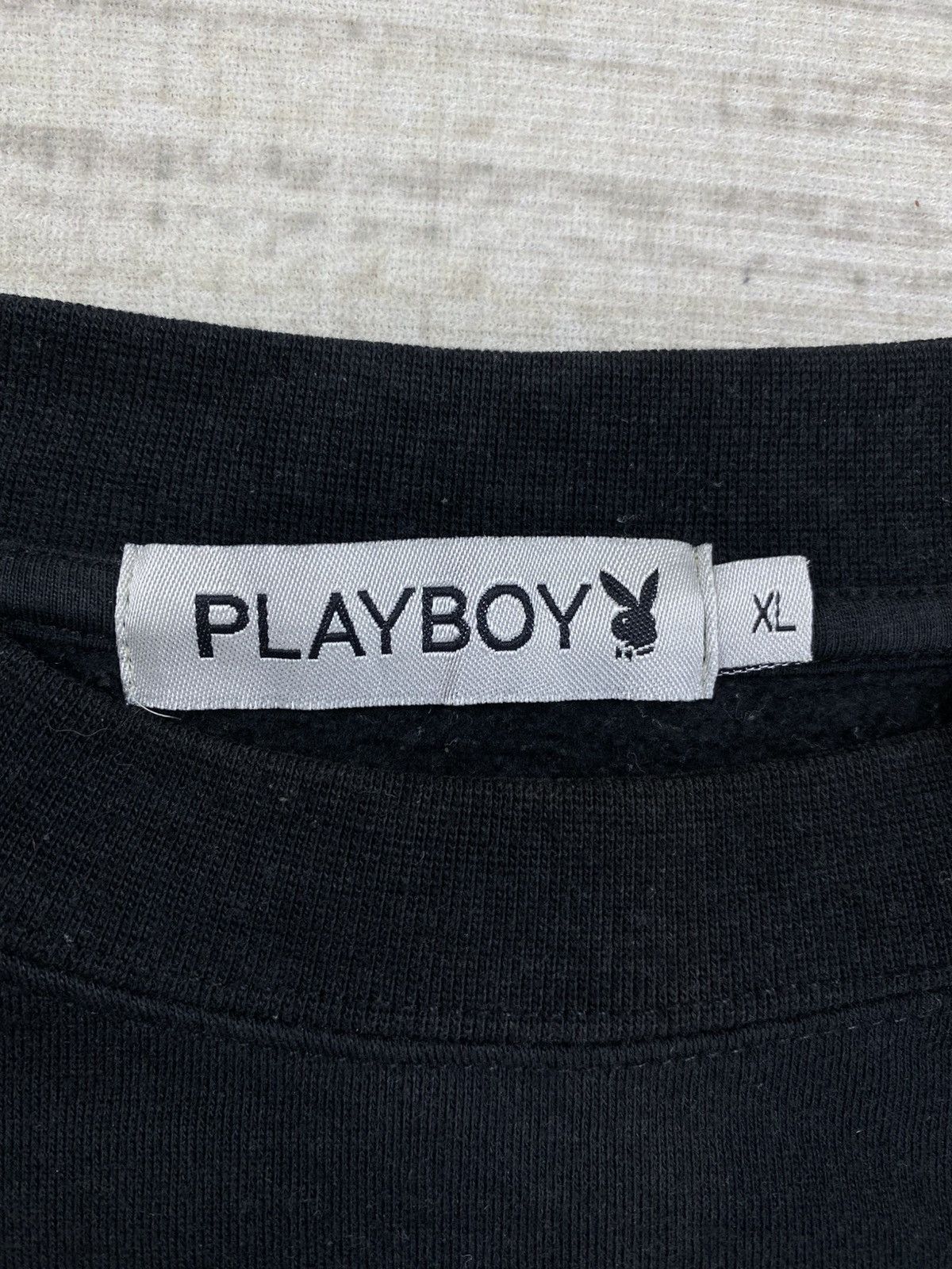 Japanese Brand × Playboy × Vintage Vintage Playboy Big Embroiderey Logo Sweatshirt Size US L / EU 52-54 / 3 - 8 Thumbnail