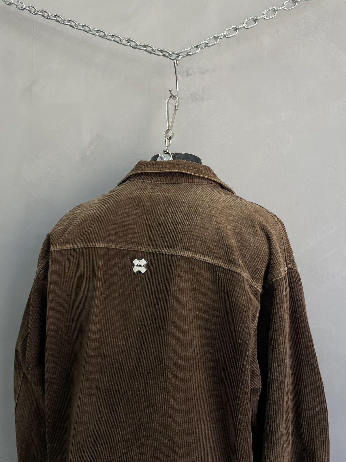 Quiksilver Quiksilver Brown Corduroy Workwear Jacket Size M Size US M / EU 48-50 / 2 - 10 Thumbnail