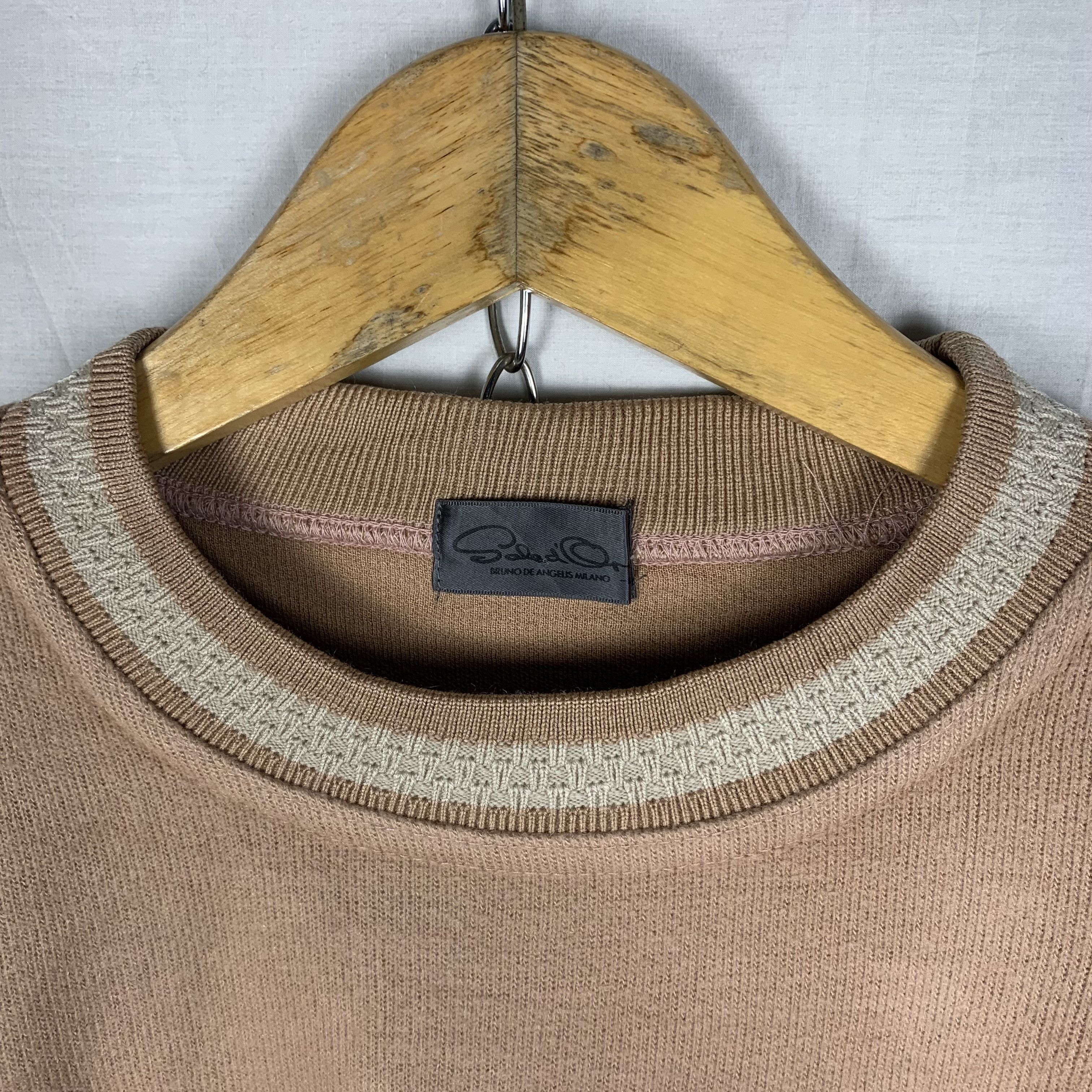 Vintage Vintage Bruno De Angelis Milano Sweatshirt Crewneck Size US S / EU 44-46 / 1 - 3 Thumbnail