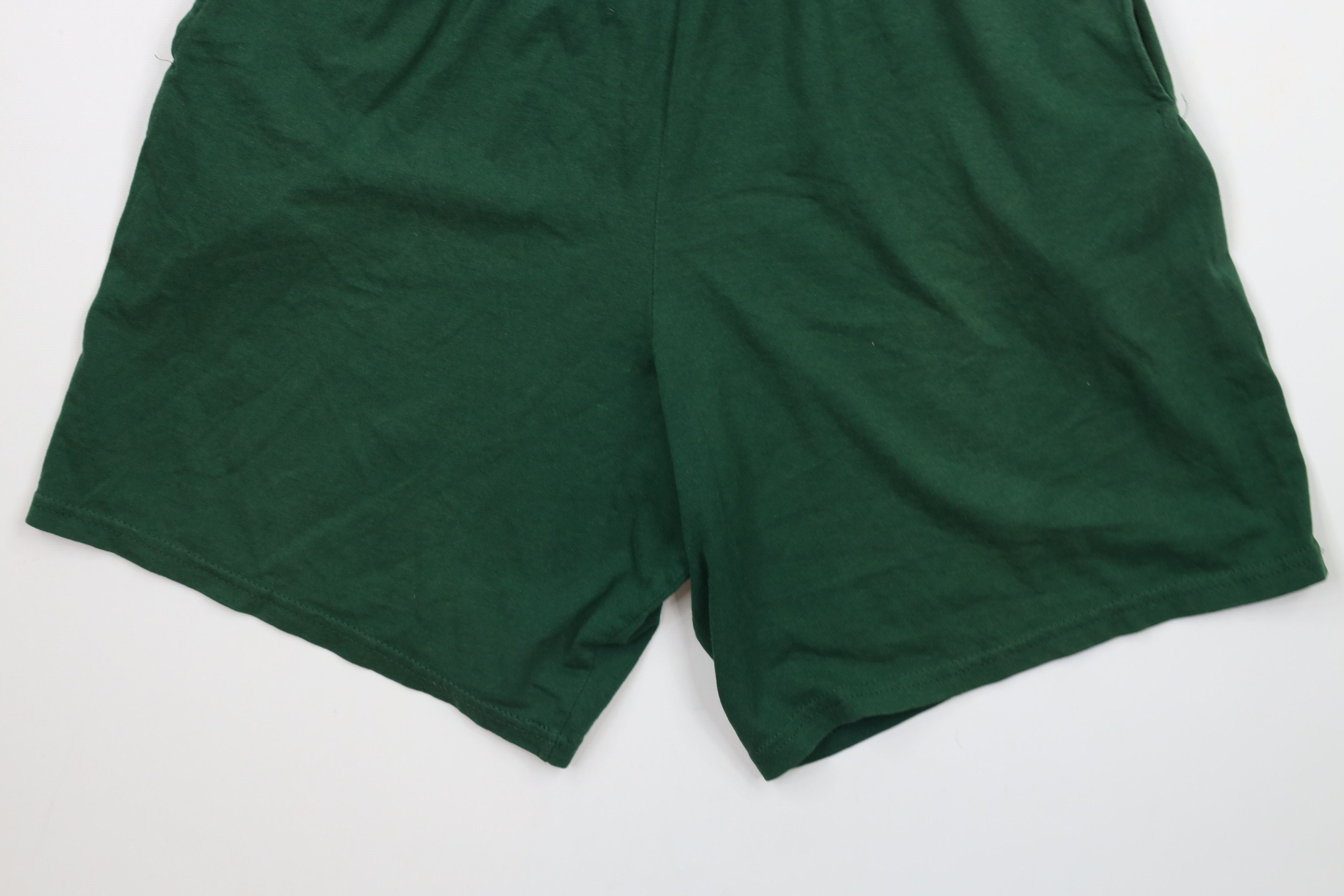 Vintage Vintage Streetwear Blank Above Knee Shorts Green Cotton Size US 30 / EU 46 - 4 Thumbnail