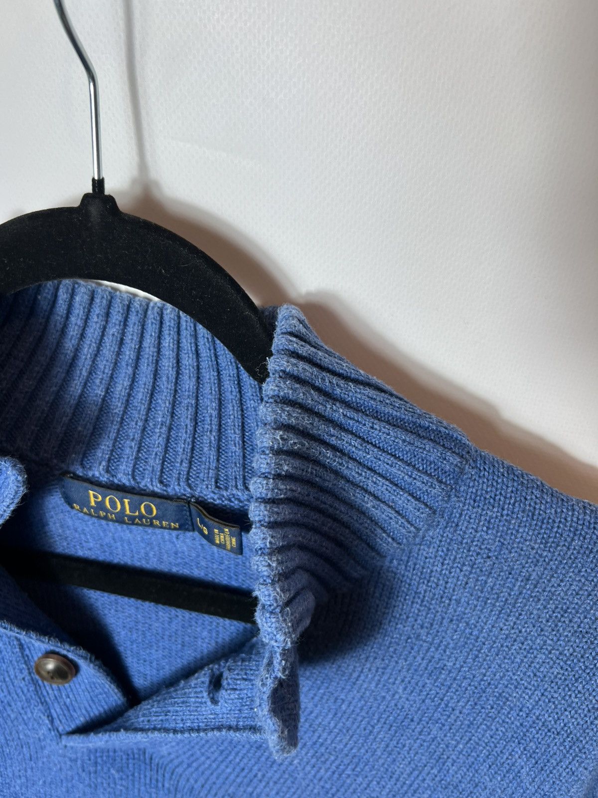 Polo Ralph Lauren Vintage streetwear y2k Polo Ralph Lauren 1/4 buttons sweater Size US L / EU 52-54 / 3 - 5 Thumbnail
