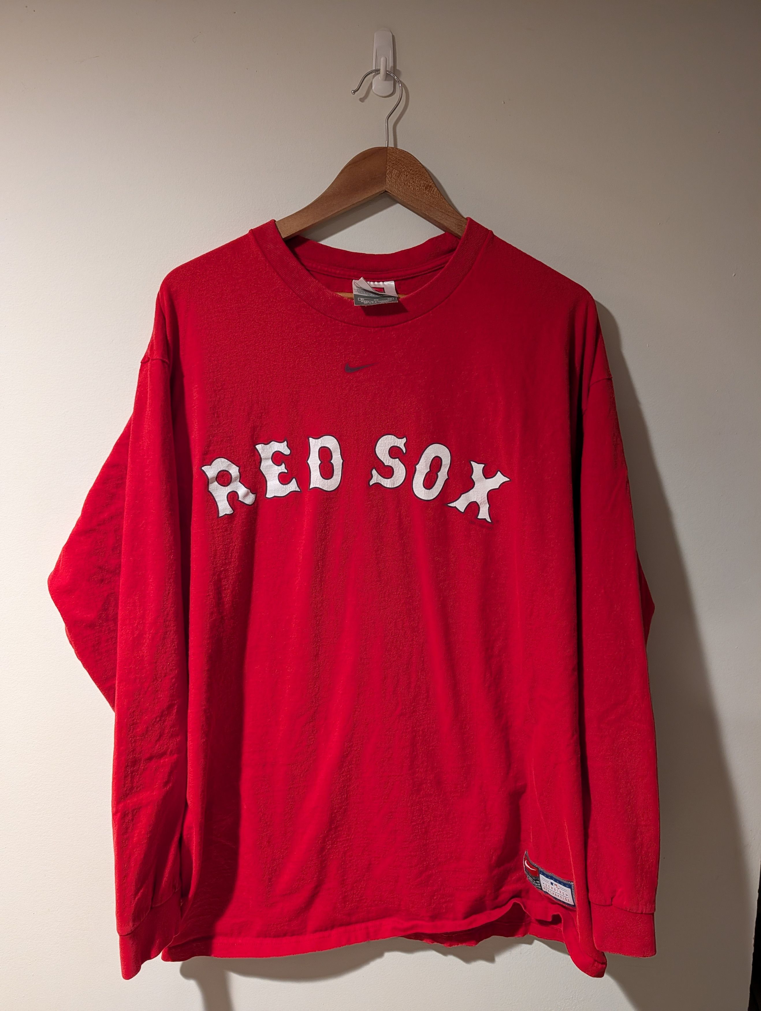 MLB Vintage 2005 Boston Red Sox Nike Center Swoosh Long-Sleeve Size US XL / EU 56 / 4 - 1 Thumbnail