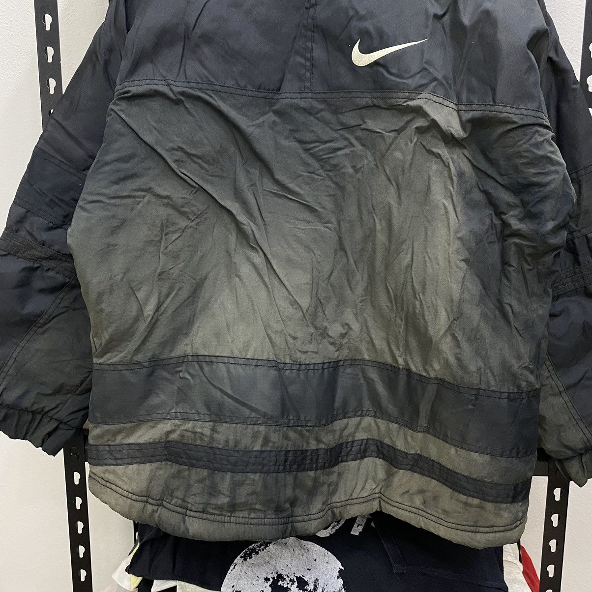 Nike × Vintage Vintage Nike Mini Swoosh Embroidery Jacket Windbreaker Size US XL / EU 56 / 4 - 7 Thumbnail