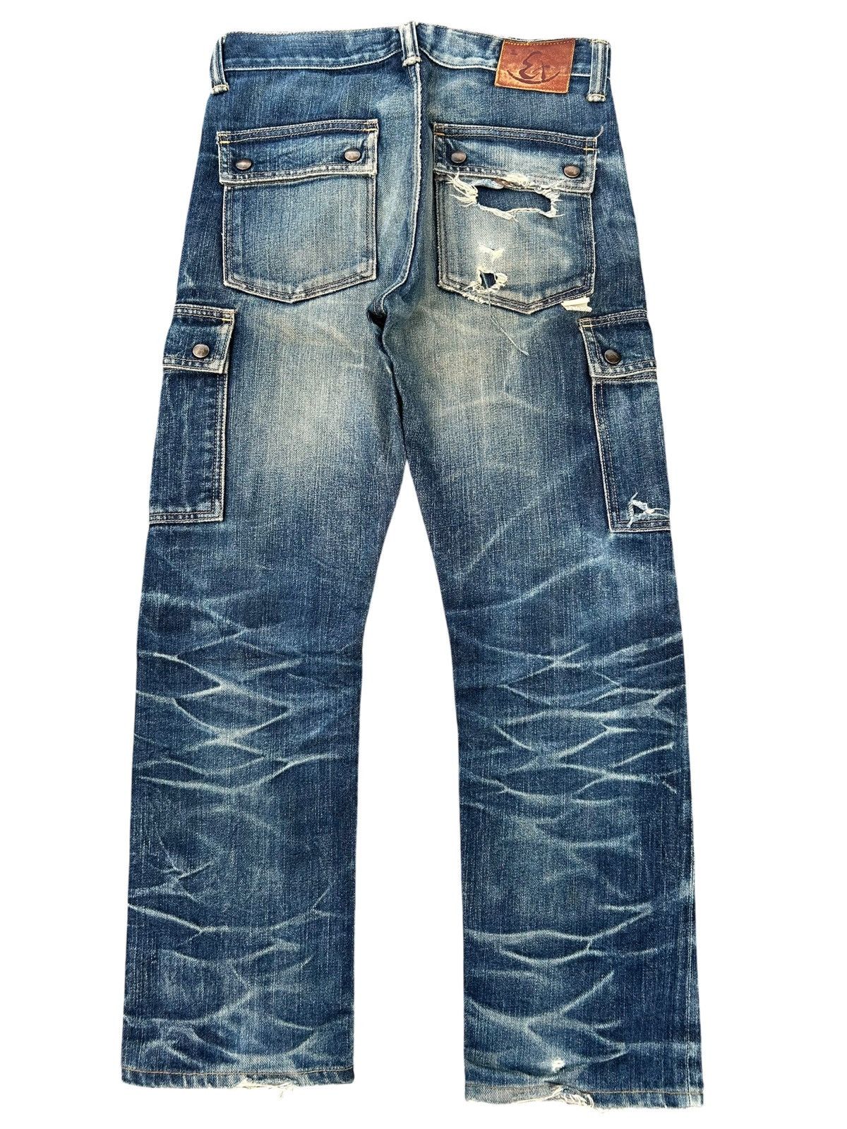 Kapital Vintage ETERNAL Selvedge Distressed Denim Jeans Size US 30 / EU 46 - 2 Thumbnail