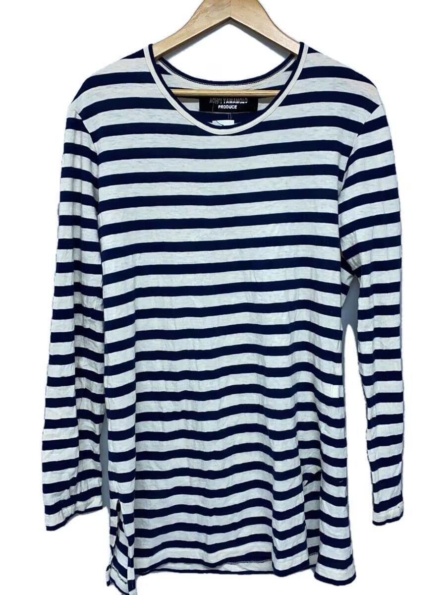 新作☆即納【Yohji Yamamoto】INAZUMA Long Sleeve T-Shirt Buy Yohji Yamamoto men black printed longsleeve for $385