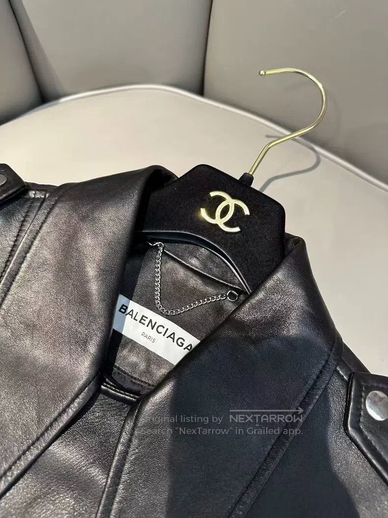 Balenciaga Balenciaga size 38 Leather Jacket Size S / US 4 / IT 40 - 3 Thumbnail