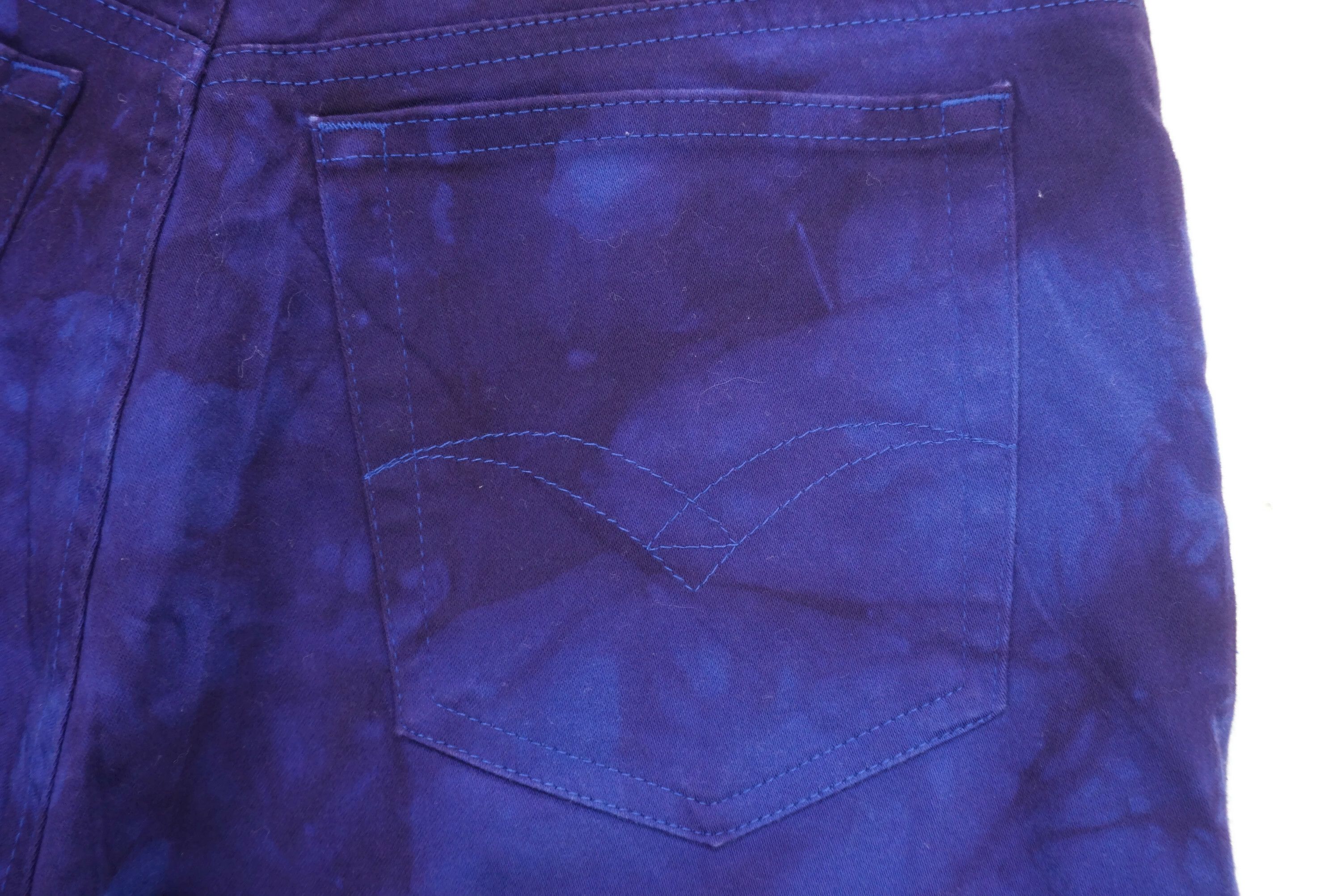 Japanese Brand Et Boite Pants fit W27xL33 High-Waisted Bootcut Dye Flared Size 27" / US 4 / IT 40 - 7 Thumbnail