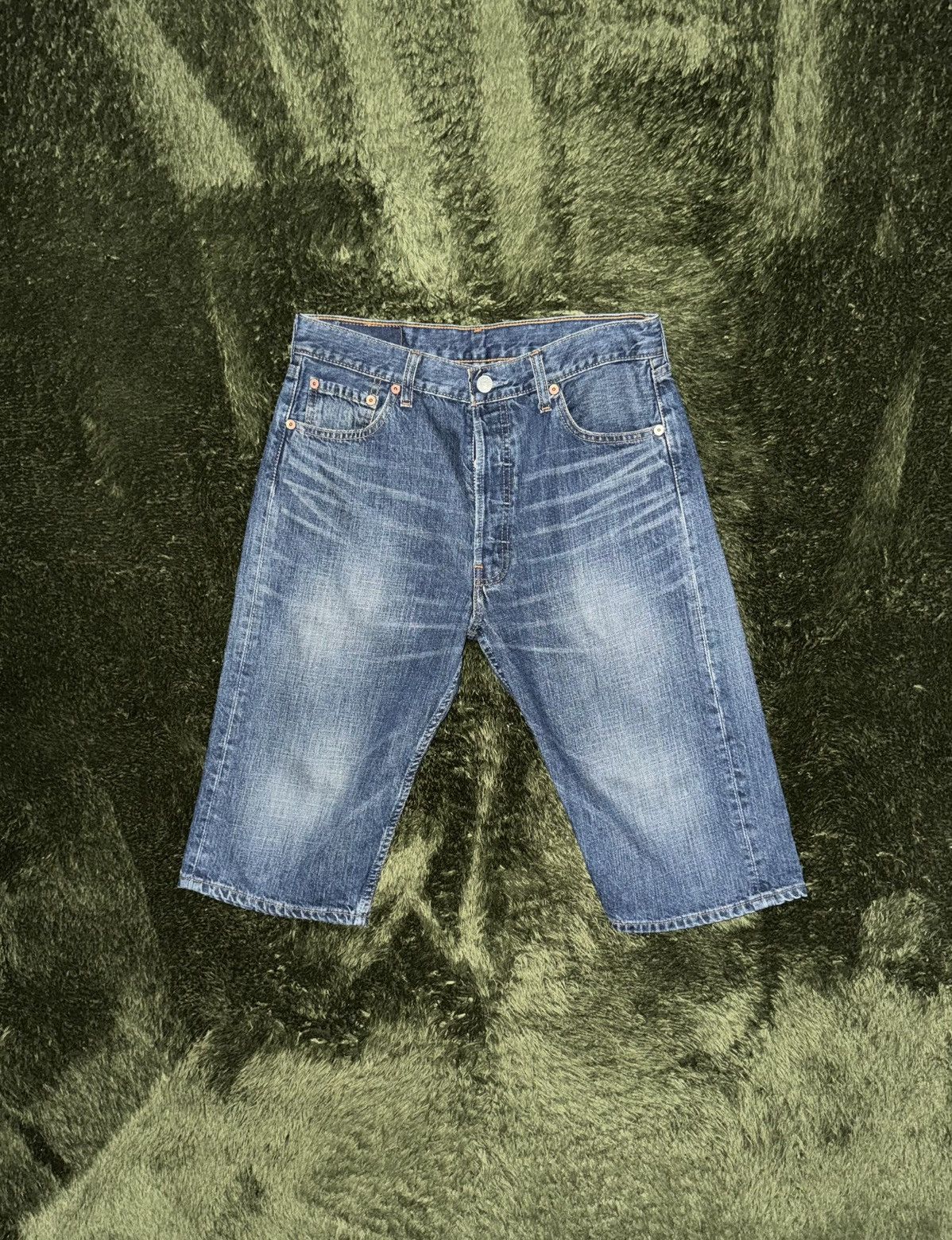 Levi's [30x14] Levi’s 501 Japan Release Button Fly Denim Shorts Size US 30 / EU 46 - 1 Thumbnail