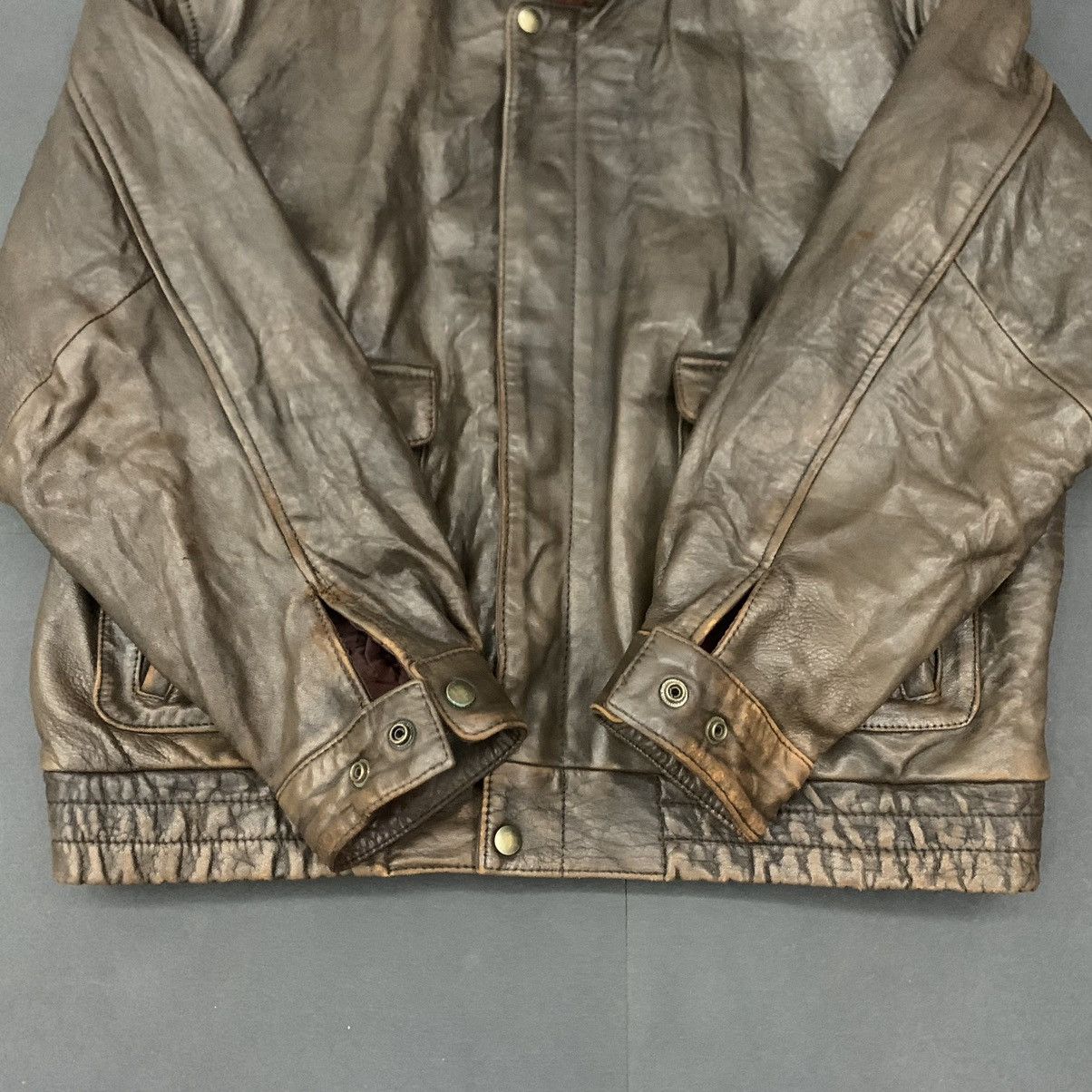 Genuine Leather Marcell Brown Leather Jacket Size US M / EU 48-50 / 2 - 4 Thumbnail