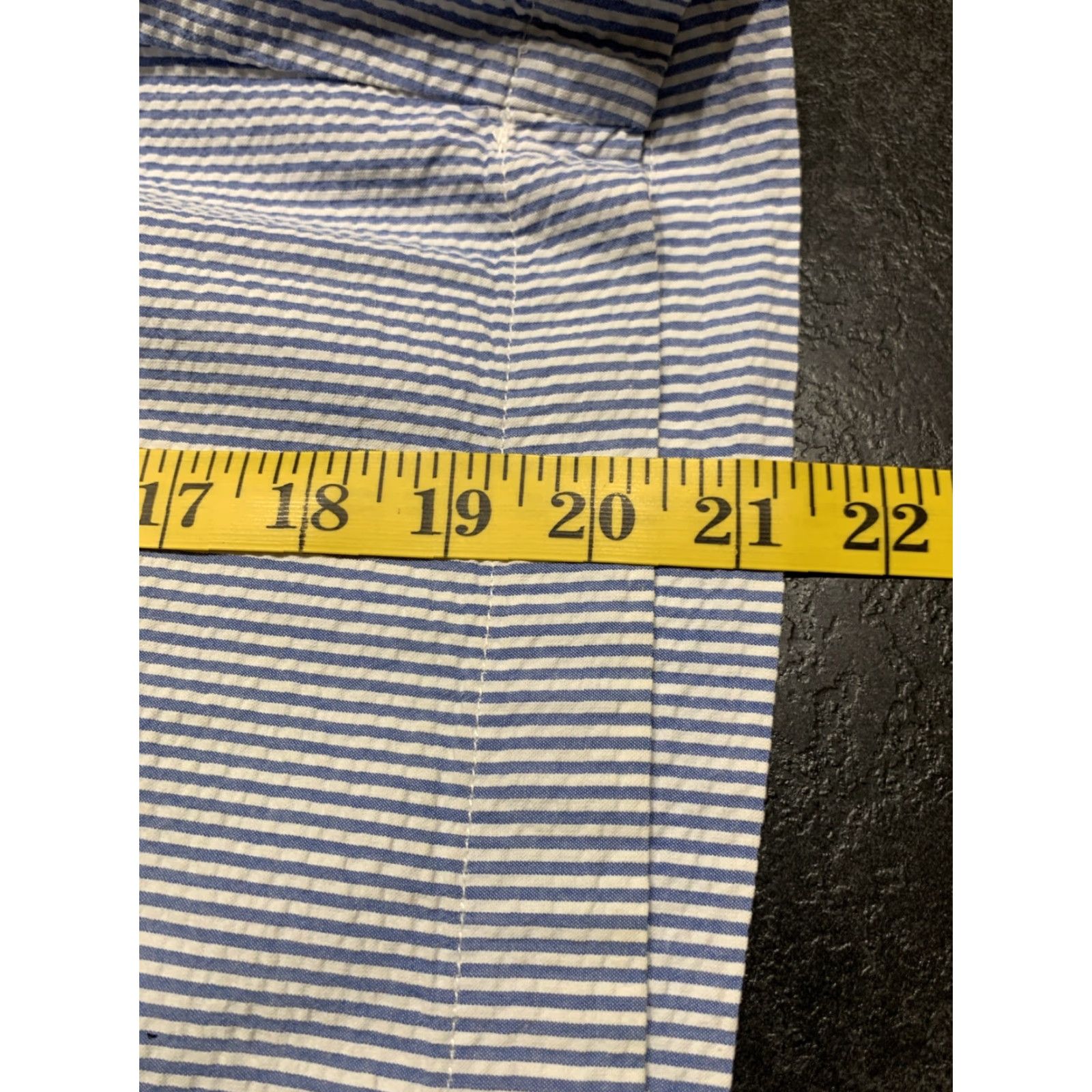Polo Ralph Lauren VINTAGE Polo Ralph Lauren Mens Shorts Seersucker Cotton Blue White Stripe Summer Size 38 Casual Size US M / EU 48-50 / 2 - 8 Thumbnail