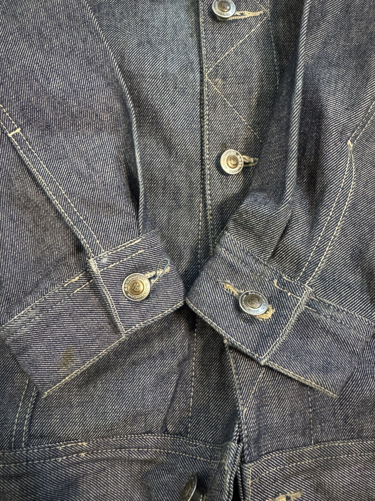 Rocawear Vintage Rare Roca Wear Men’s 2XL Twill Black Denim Jacket Size US XXL / EU 58 / 5 - 8 Thumbnail
